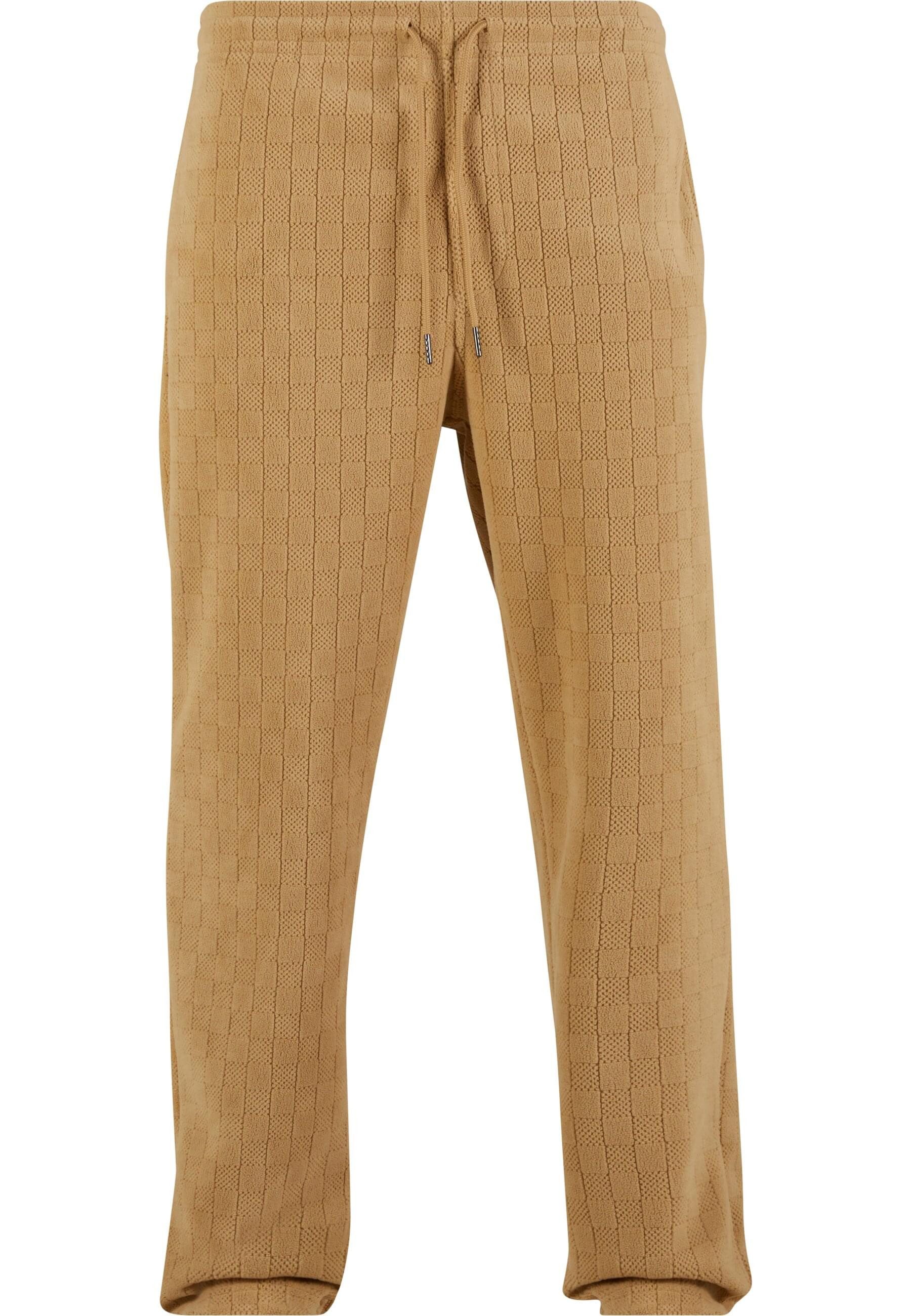 URBAN CLASSICS Jogginghose Urban Classics Jacquard Velvet Wide Sweatpants ( günstig online kaufen