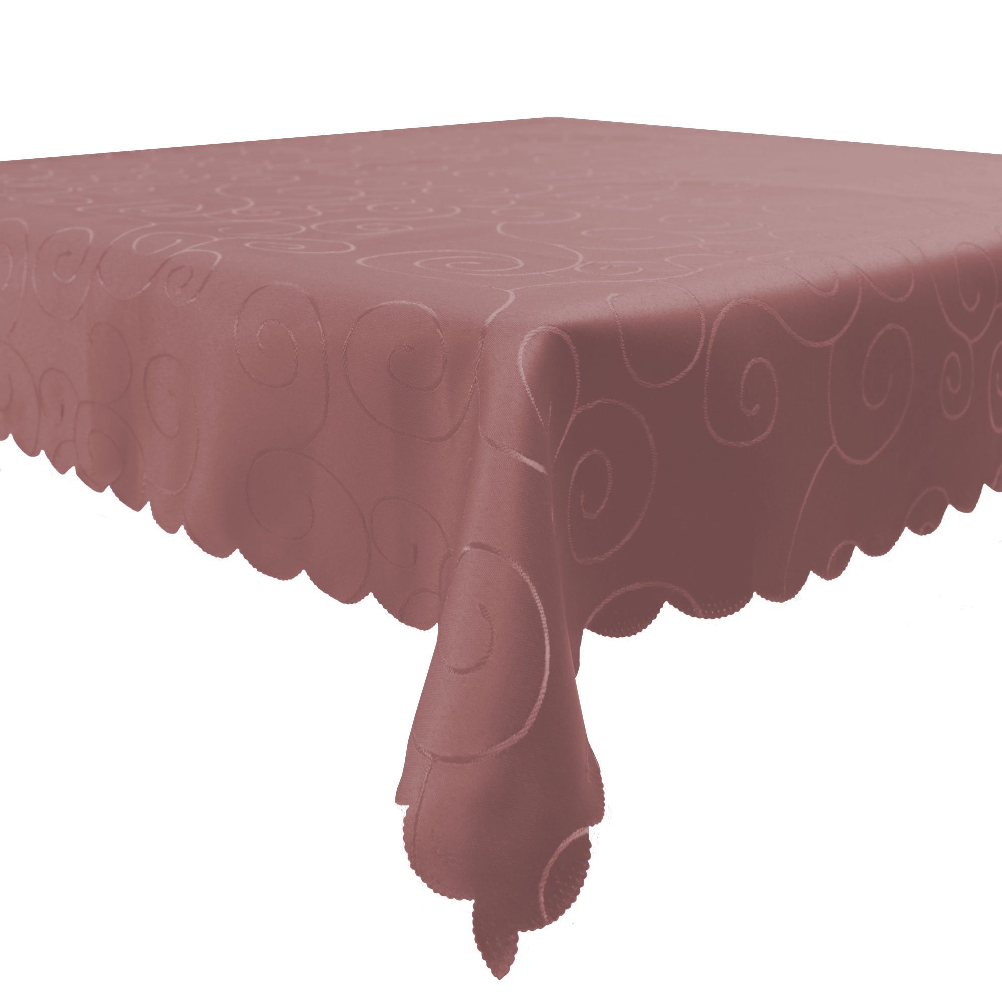 Haus und Deko Tischdecke Tischdecke Damast Ornamente eckig Circle Struktur günstig online kaufen