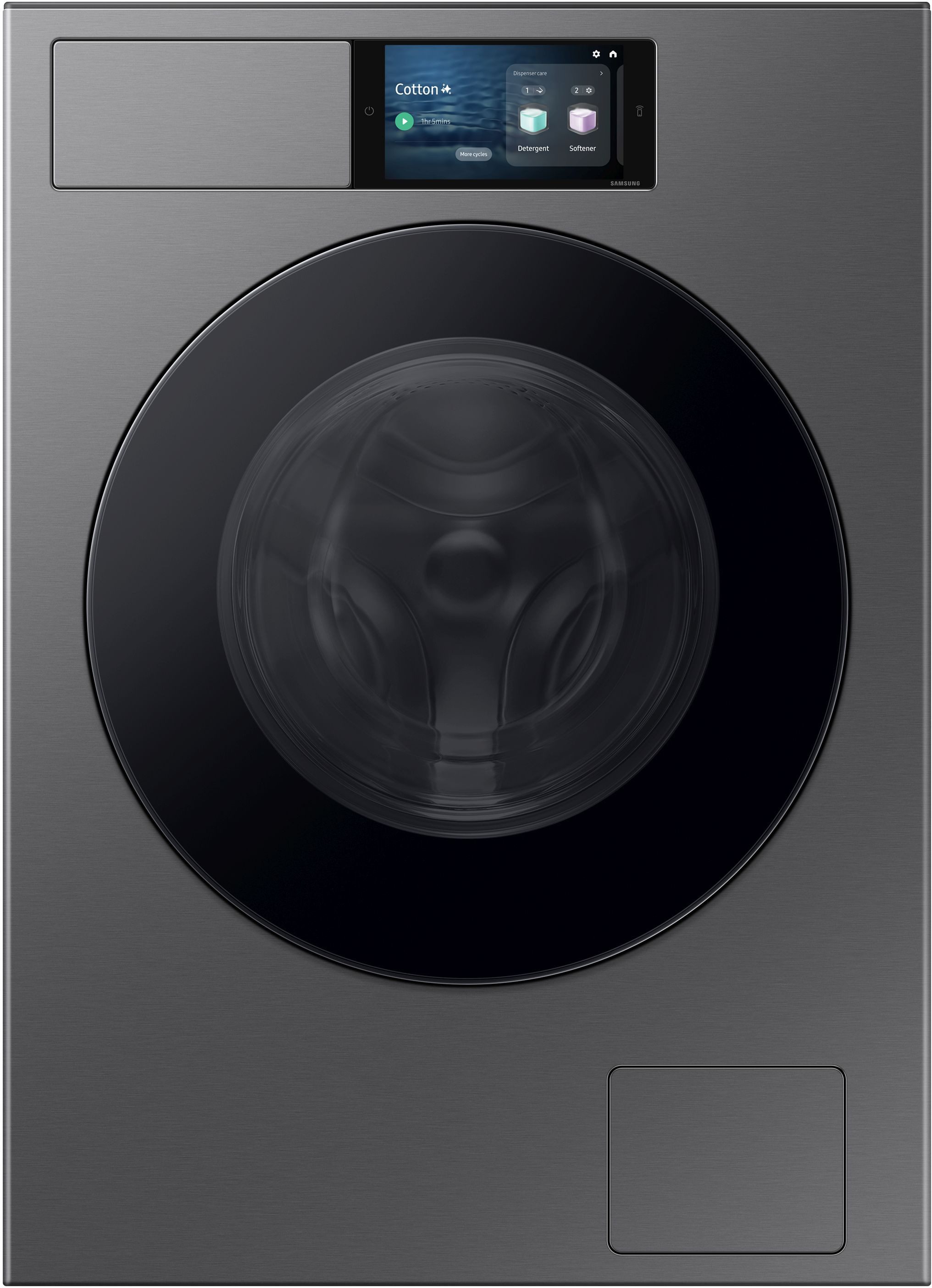 Samsung Waschmaschine WF90F09C4S, 9 kg, 1400 U/min, AI Wash mit automatischer Waschmitteldosierung