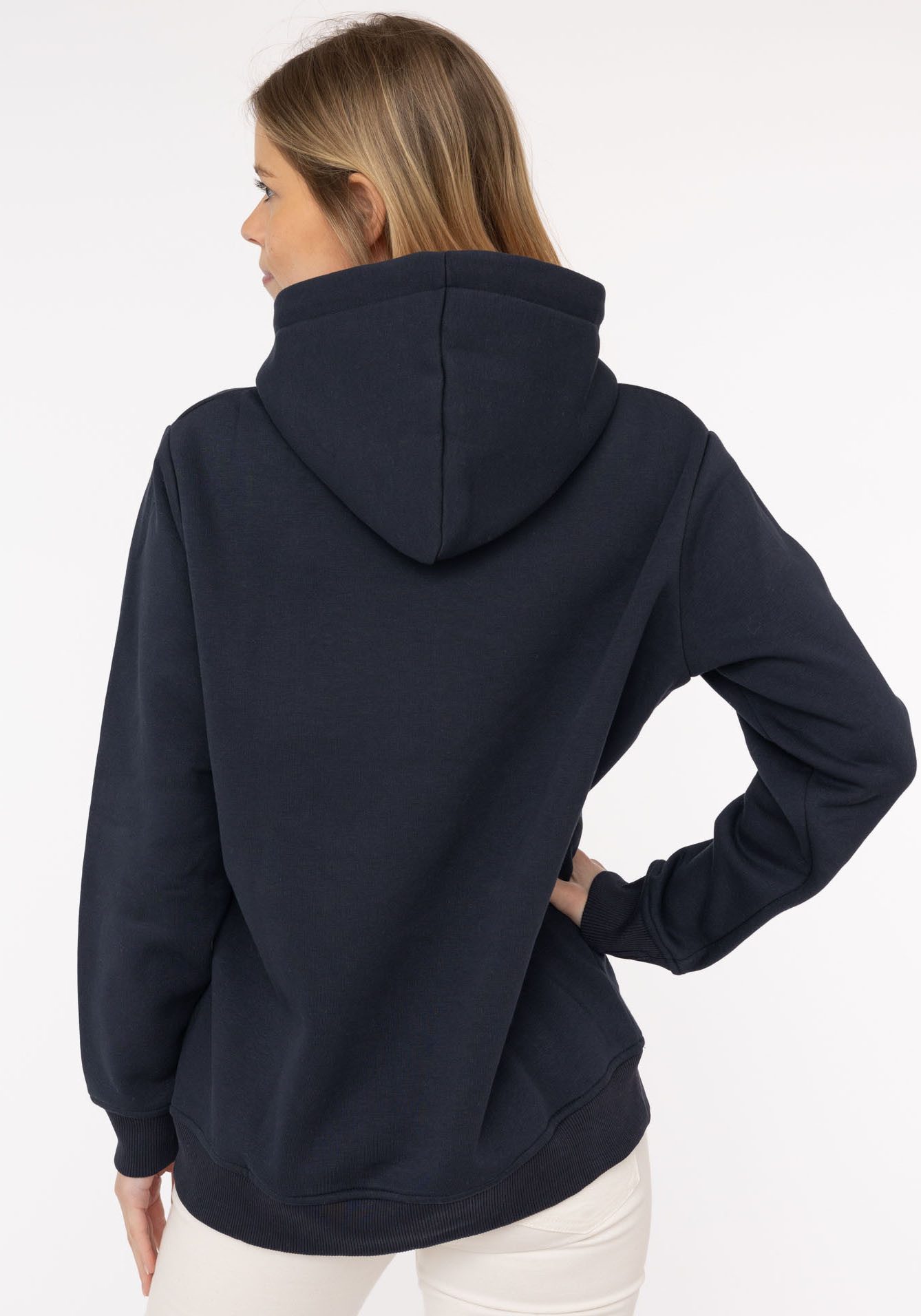 Zwillingsherz Hoodie "Fernweh nach Meer" mit maritimer Stickerei, Känguruta günstig online kaufen