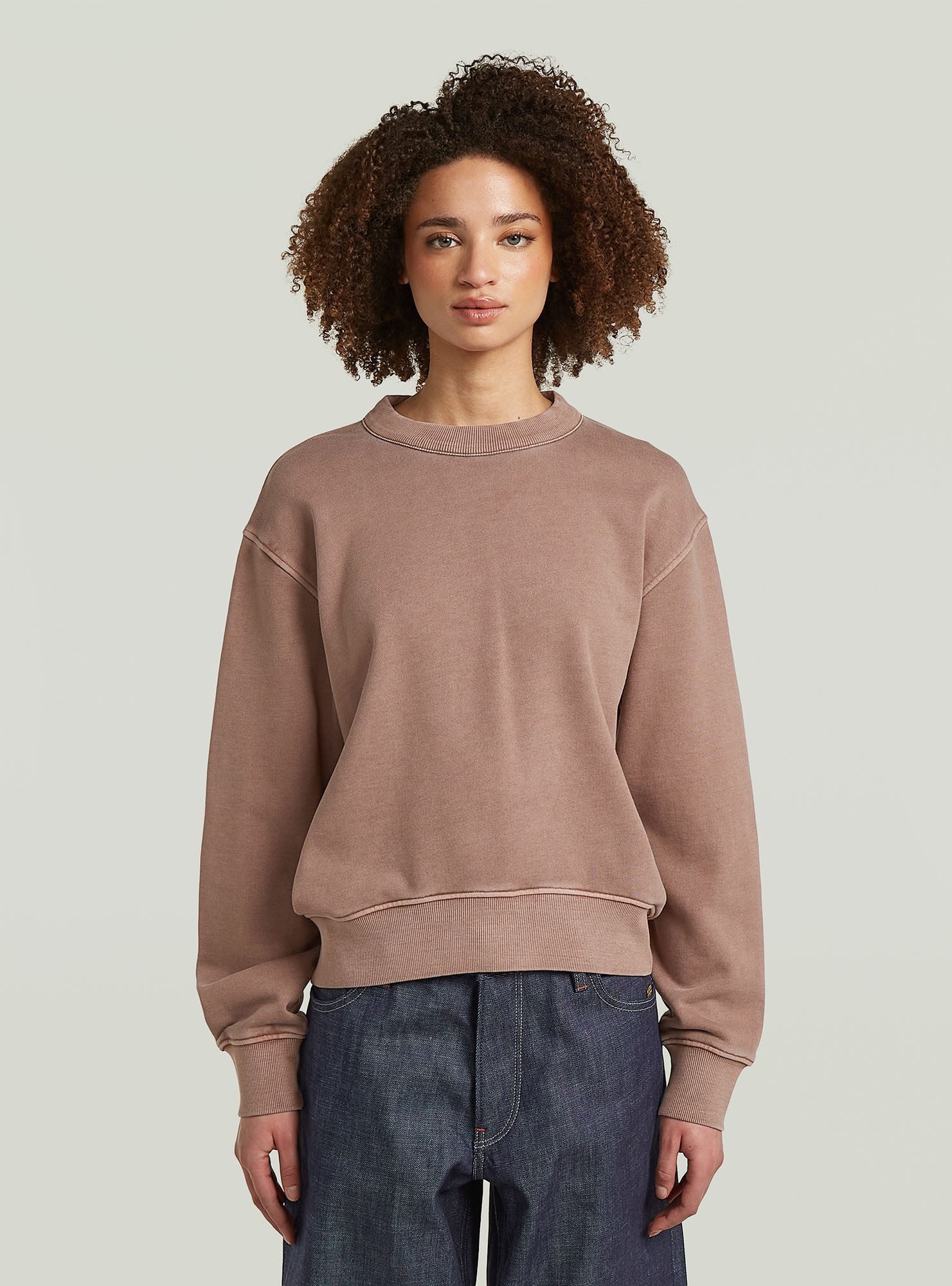 G-STAR Longpullover Washed Relaxed Sweater