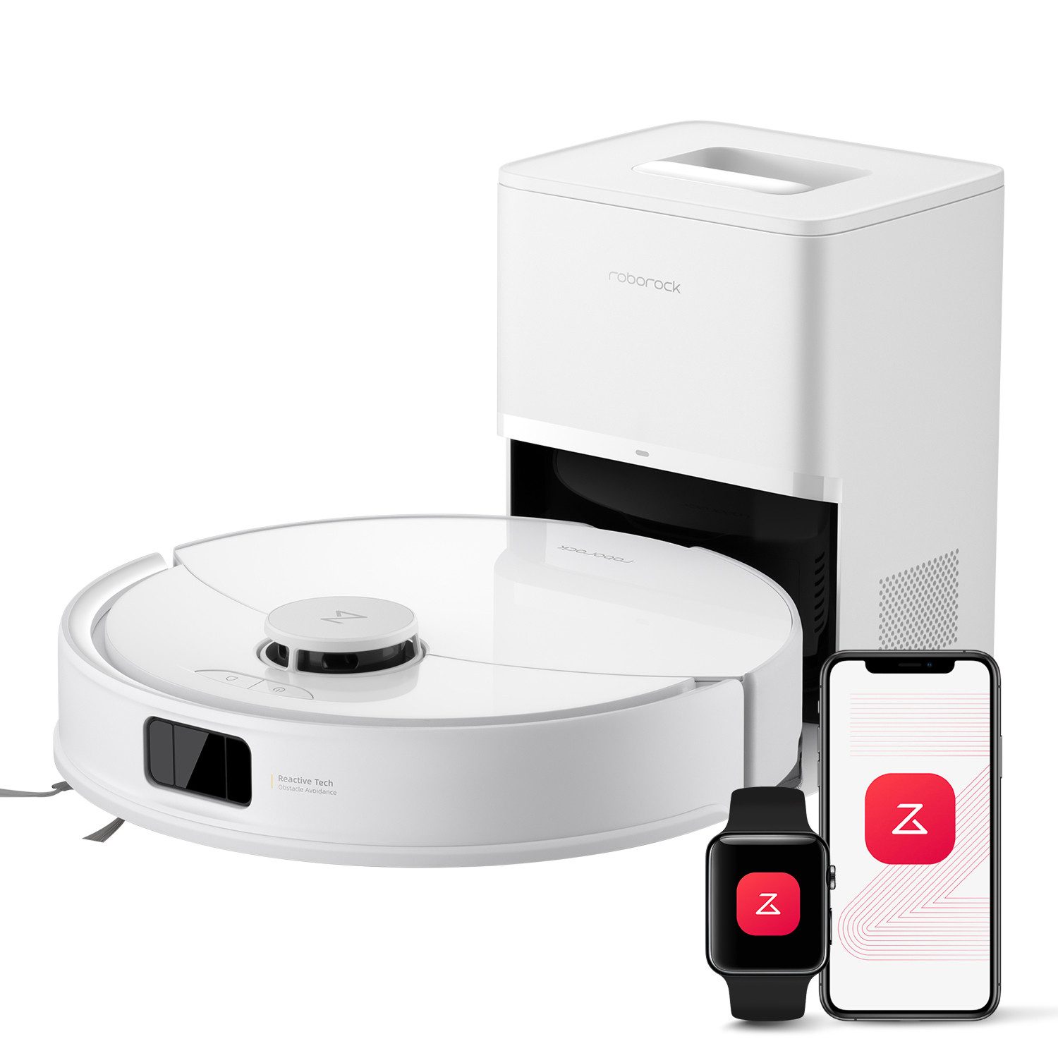 Roborock Saugroboter mit Wischfunktion Q10 PF+