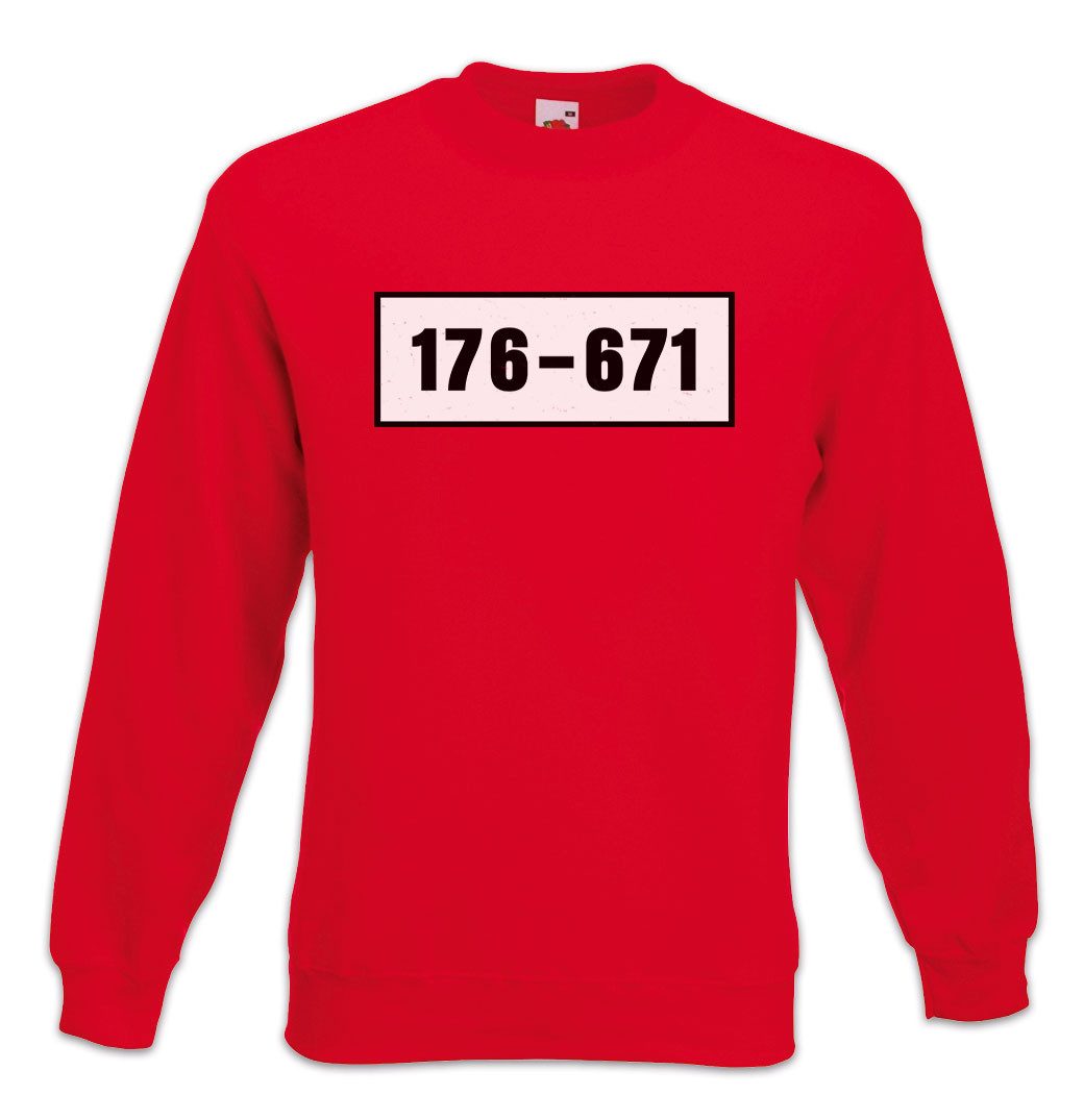 Urban Backwoods Sweatshirt Panzerknacker 176-671 Sweatshirt Fasching Karneval Verkleidung (1-tlg) Kostüm Fastnacht Fassenacht Faschings-Shirt Helau