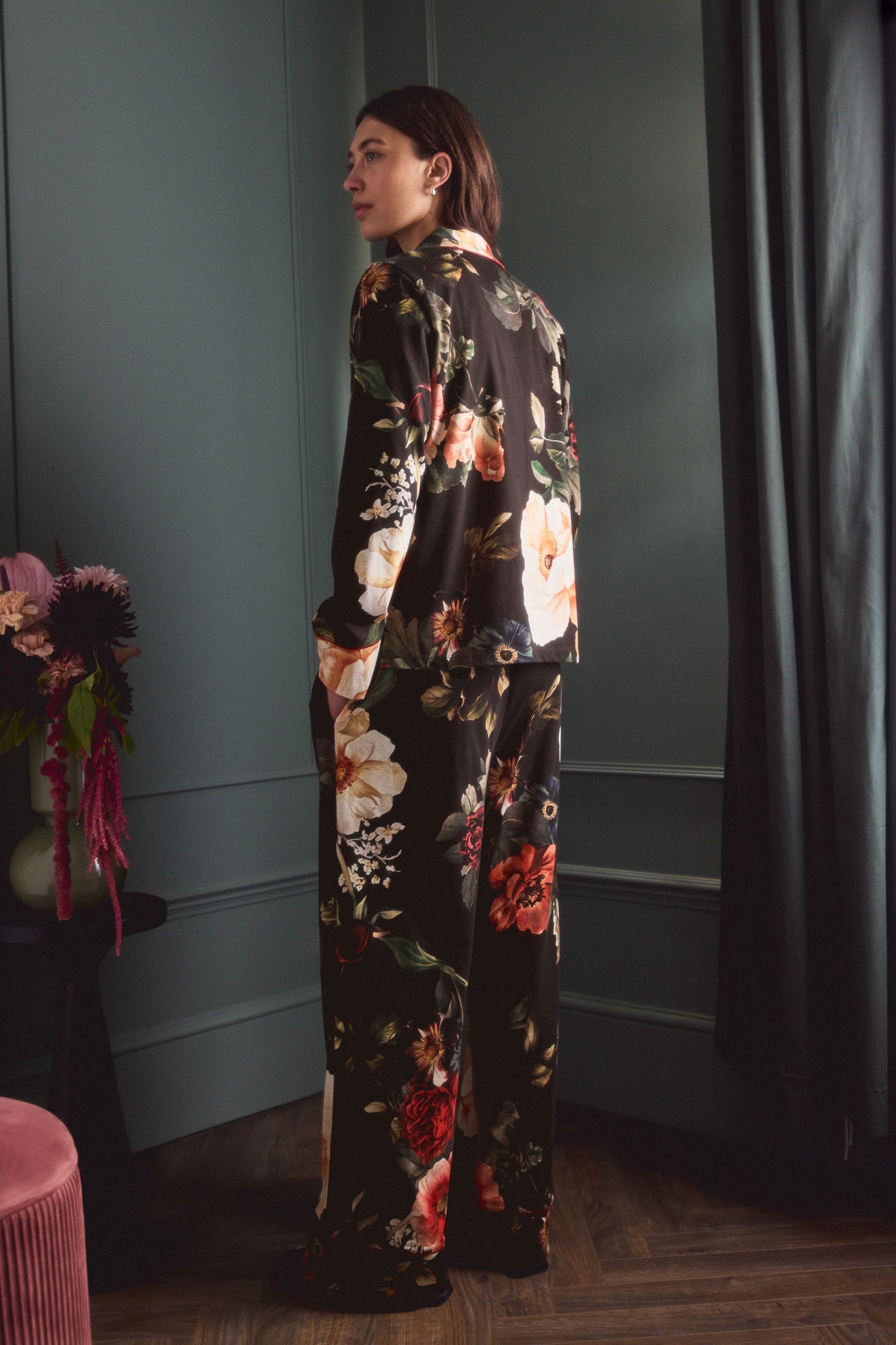 Next Pyjama Jersey-Pyjama mit Knopfleiste (2 tlg) günstig online kaufen