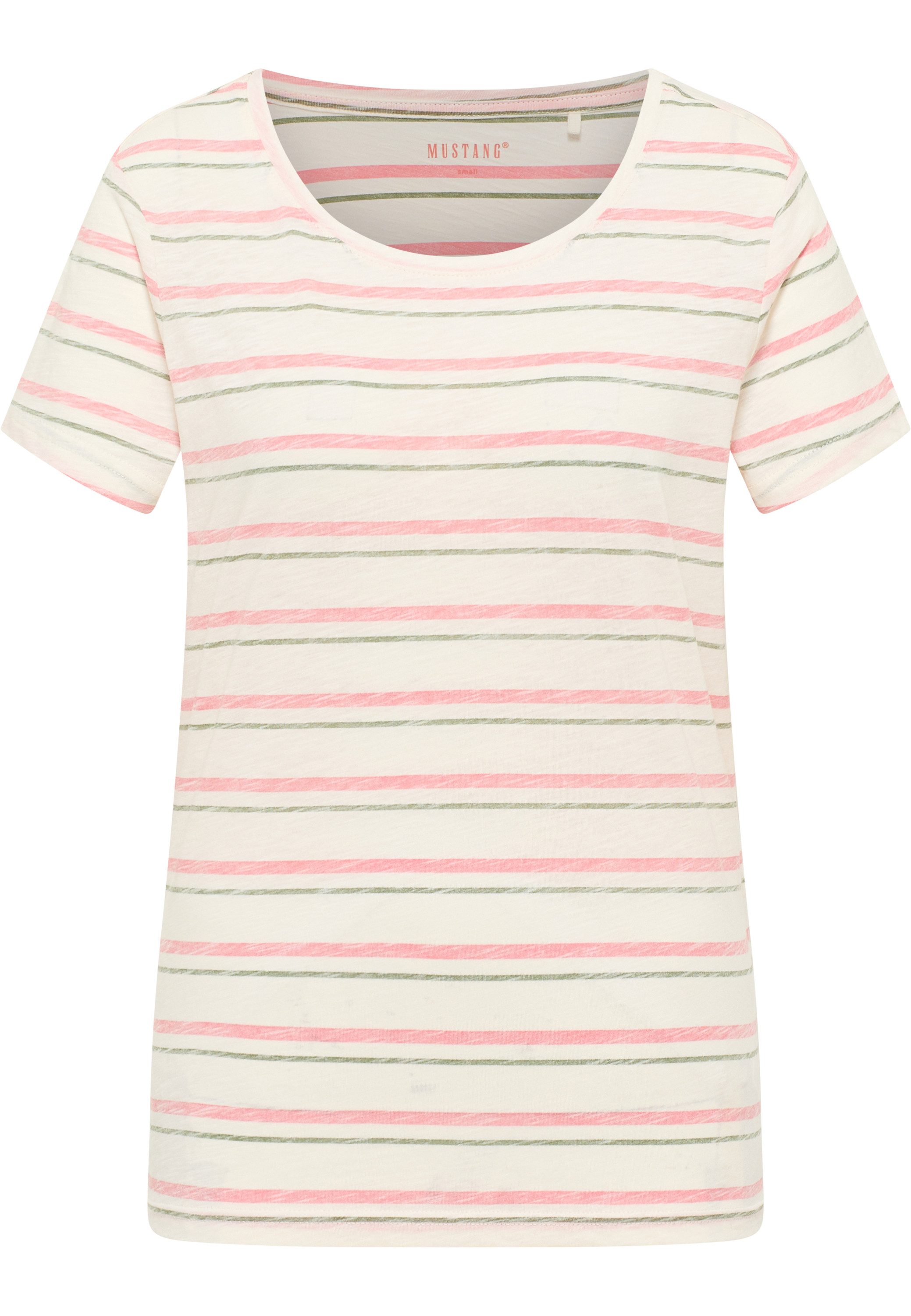 MUSTANG Kurzarmshirt "Damen Style Alma" günstig online kaufen