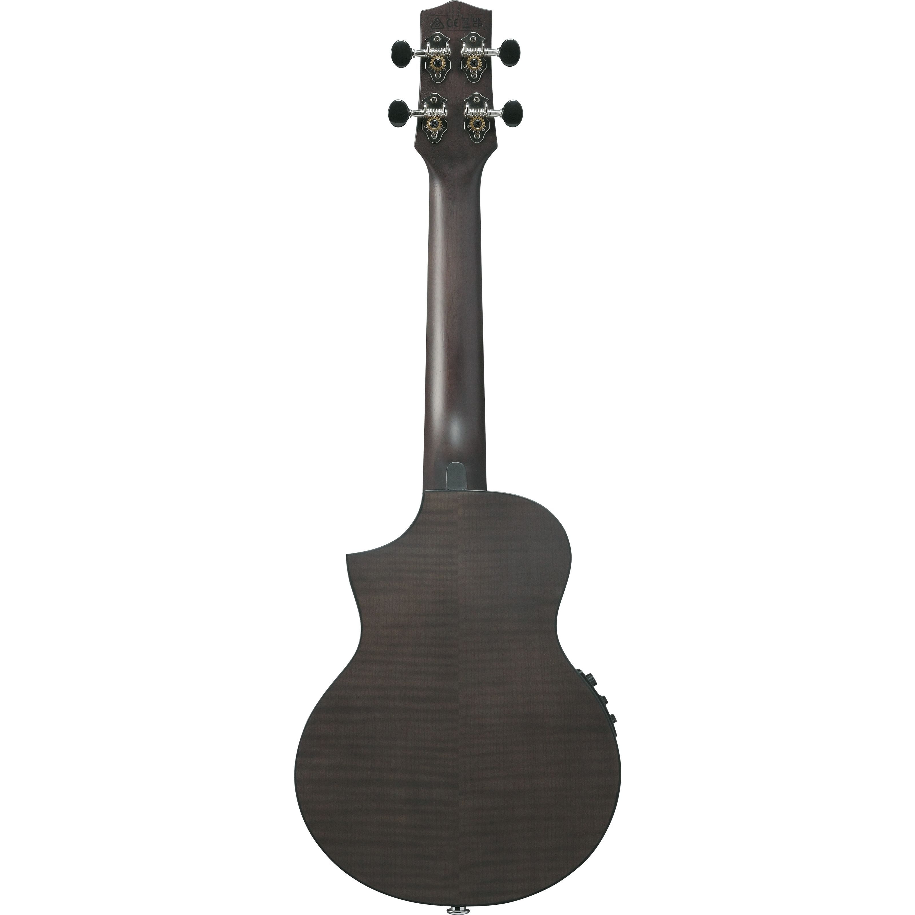 Ibanez Ukulele, Ukulelen, Konzert Ukulelen, UEW12E-BIF Black Ice Flat - Konzert Ukulele