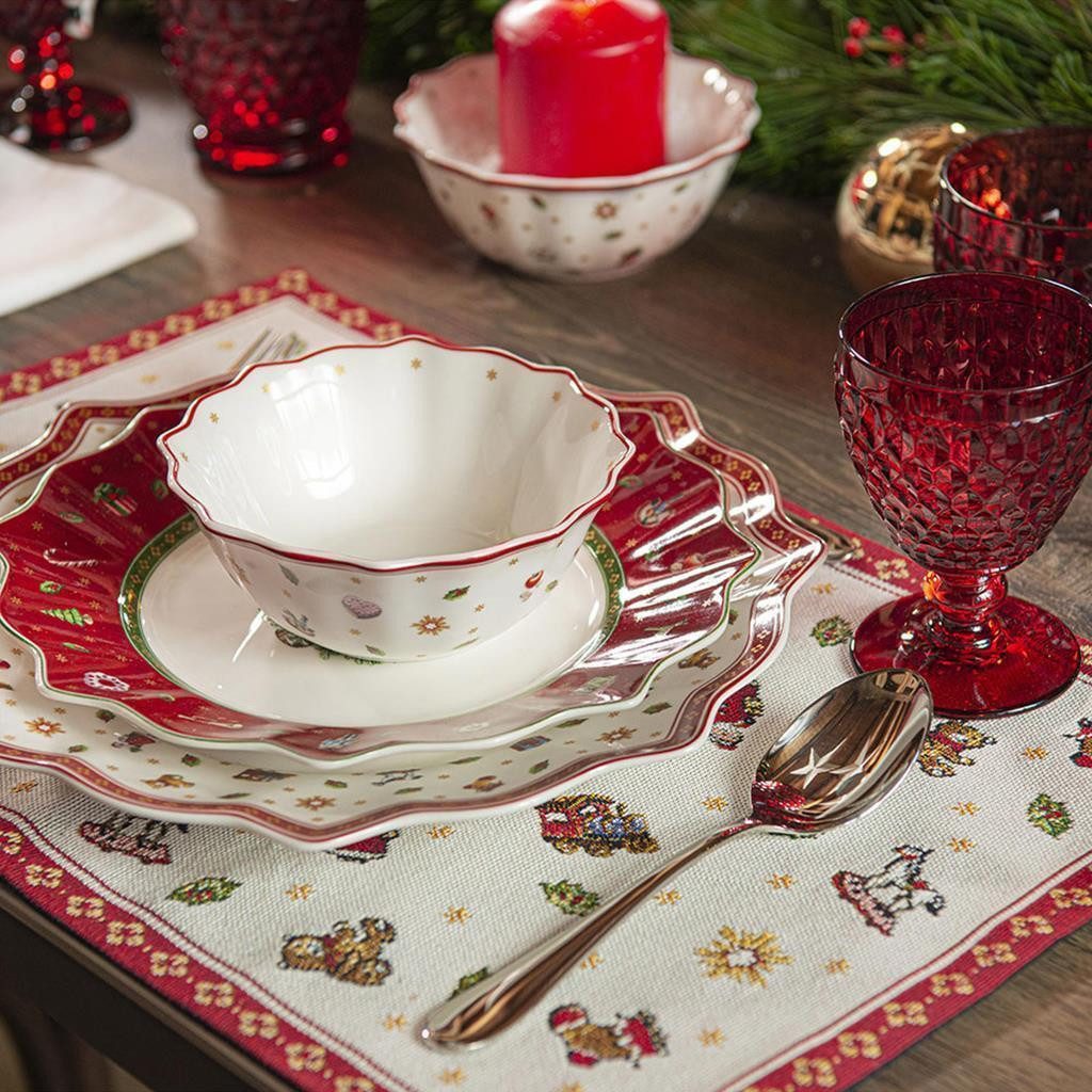 Villeroy & Boch Frühstücks-Geschirrset Toy's Delight Frühstücks-Set 6er Set (6-tlg), 2 Personen, Porzellan