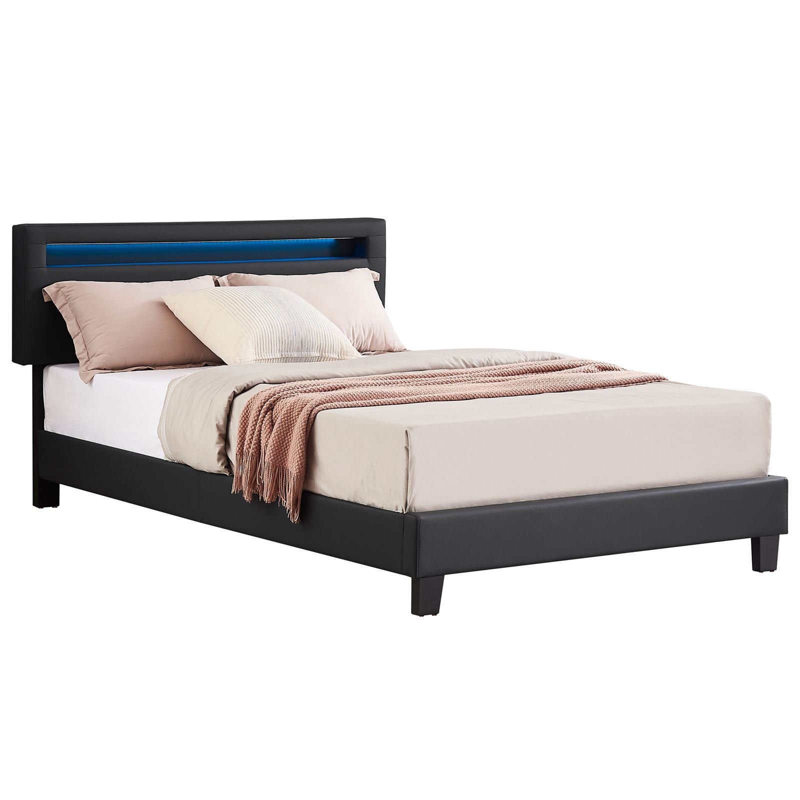 CARO-Möbel Polsterbett CARIBO, Polsterbett 120x200 cm günstig online kaufen