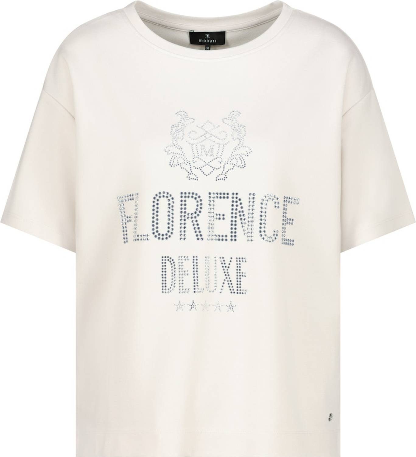Monari T-Shirt 410118 Schmuckschrift mit funkelndem Effekt