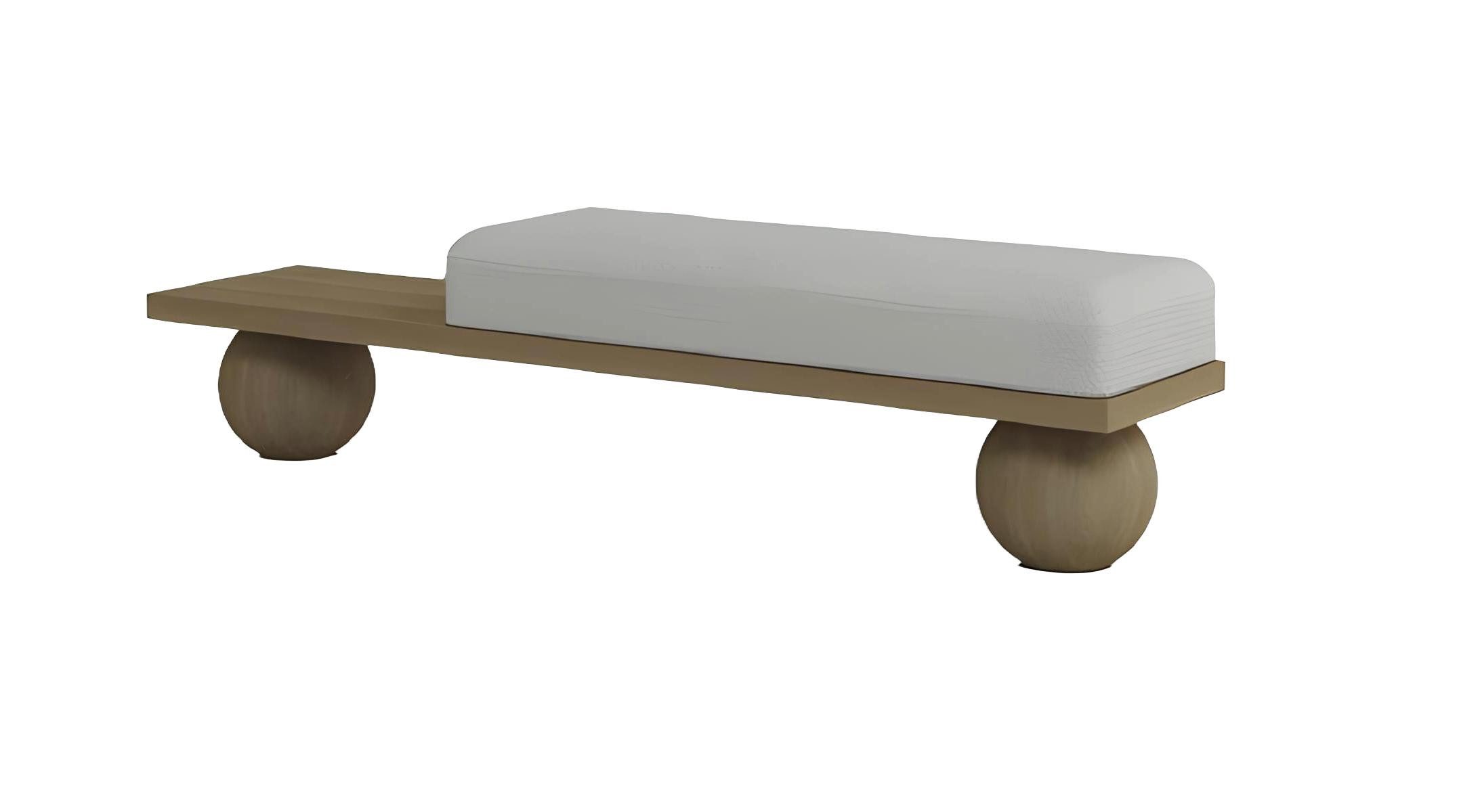 Hocker Polsterbank mit Design für Sitz- und Fußhocker-Funktion