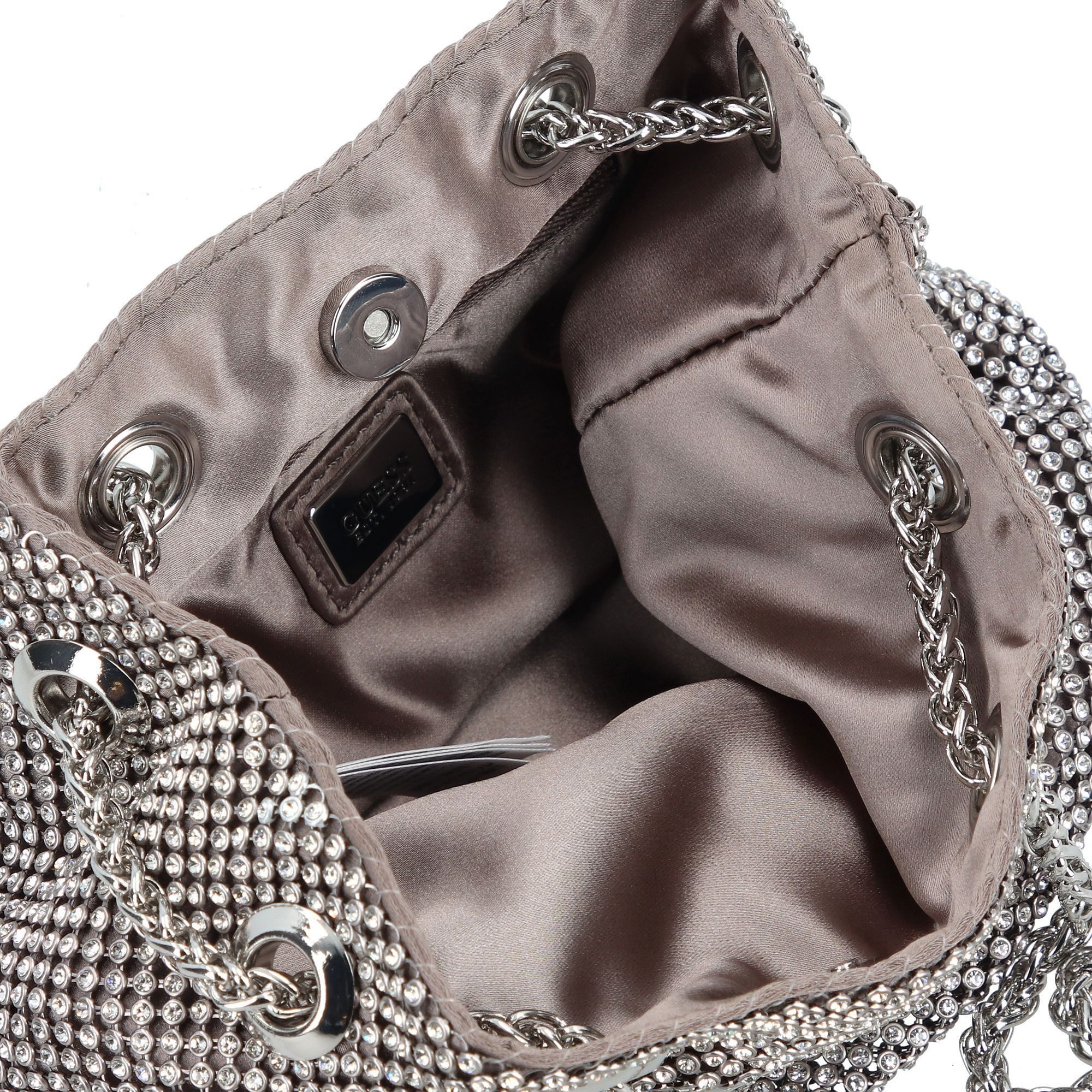 Guess Beuteltasche Twiller, Aluminium