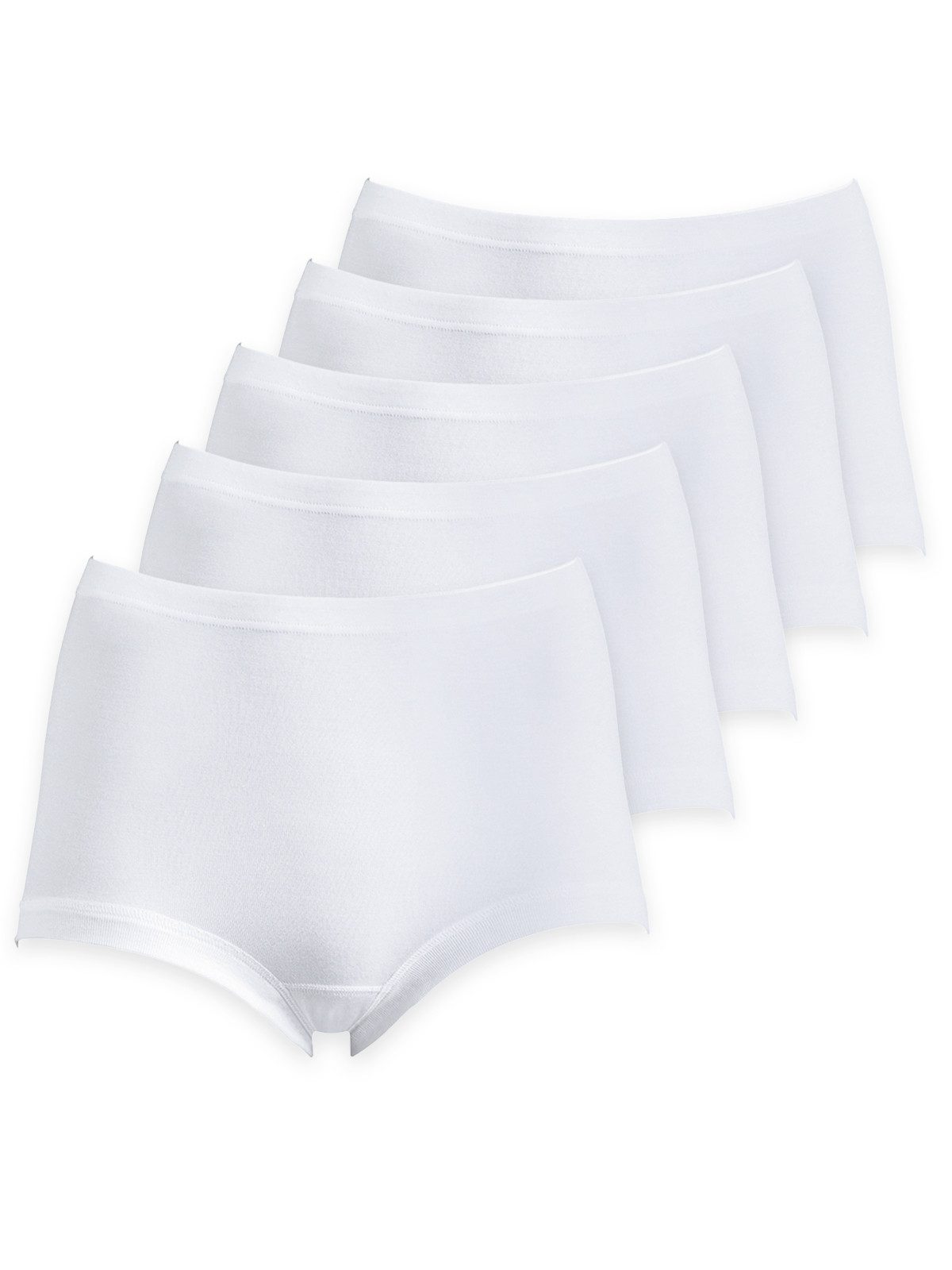 Taillenslip 5er Pack Damen Taillenslip Baumwolle Supergekämmt