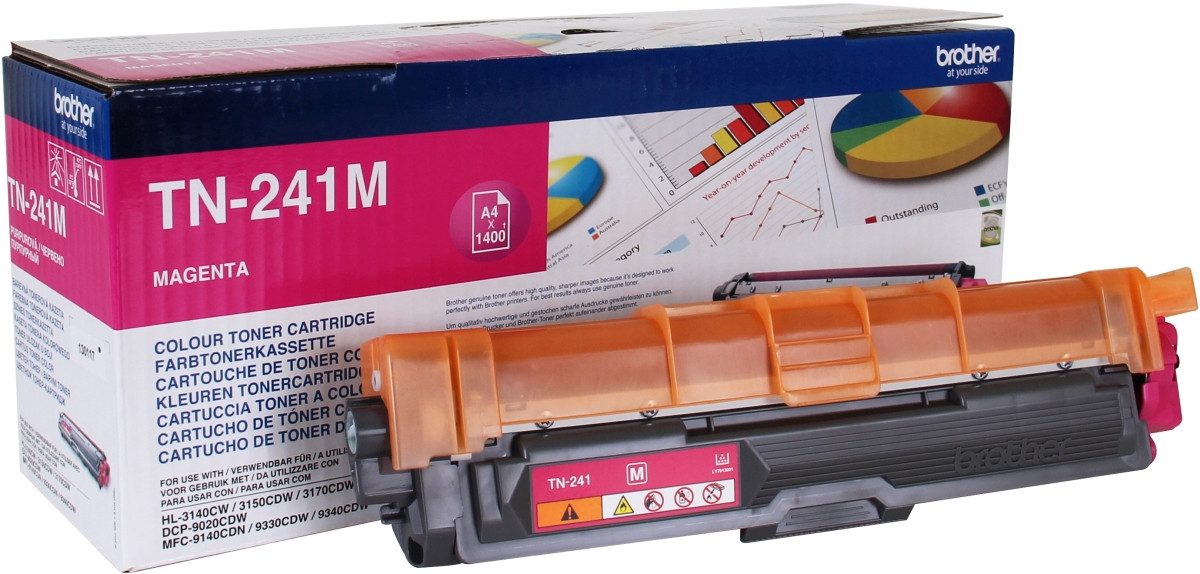 Thumbnail - Brother Tonerpatrone Toner Brother TN-241M magenta (ca. 1400 Seiten)