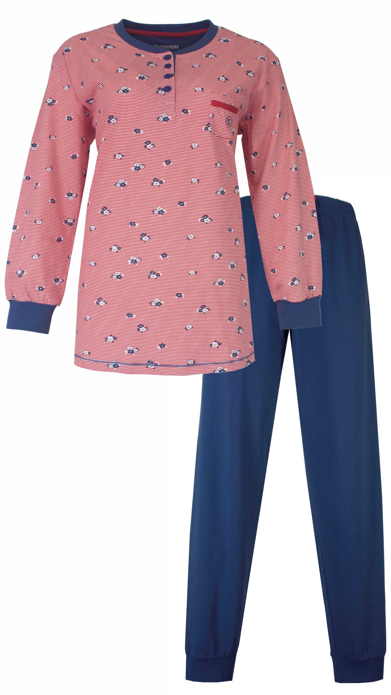 Irresistible Schlafanzug Damen Pyjama mit Bündchen günstig online kaufen
