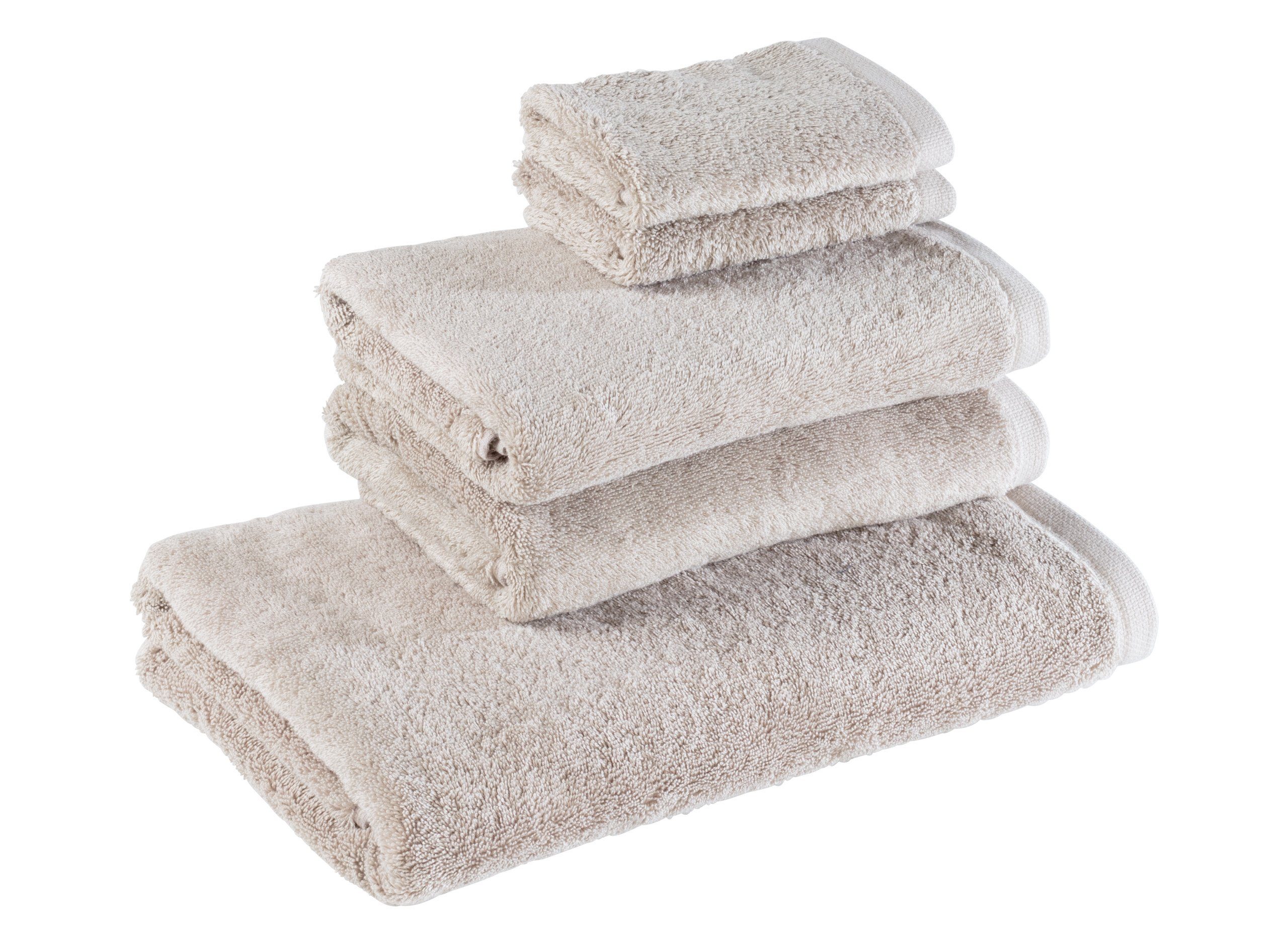 Bomlins Handtuch Set Handtücher aus 100% original ägyptische GIZA Baumwolle 650 g/m², (Royal Set, 5-tlg), Kleines deutsches Familienunternehmen -> Spüren Sie die Qualität. Cashmere