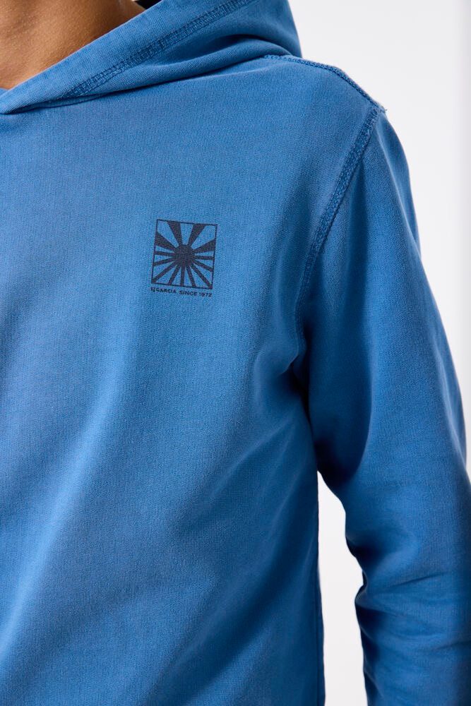 Garcia Hoodie Blauer Hoodie mit Print (B53463-7564)