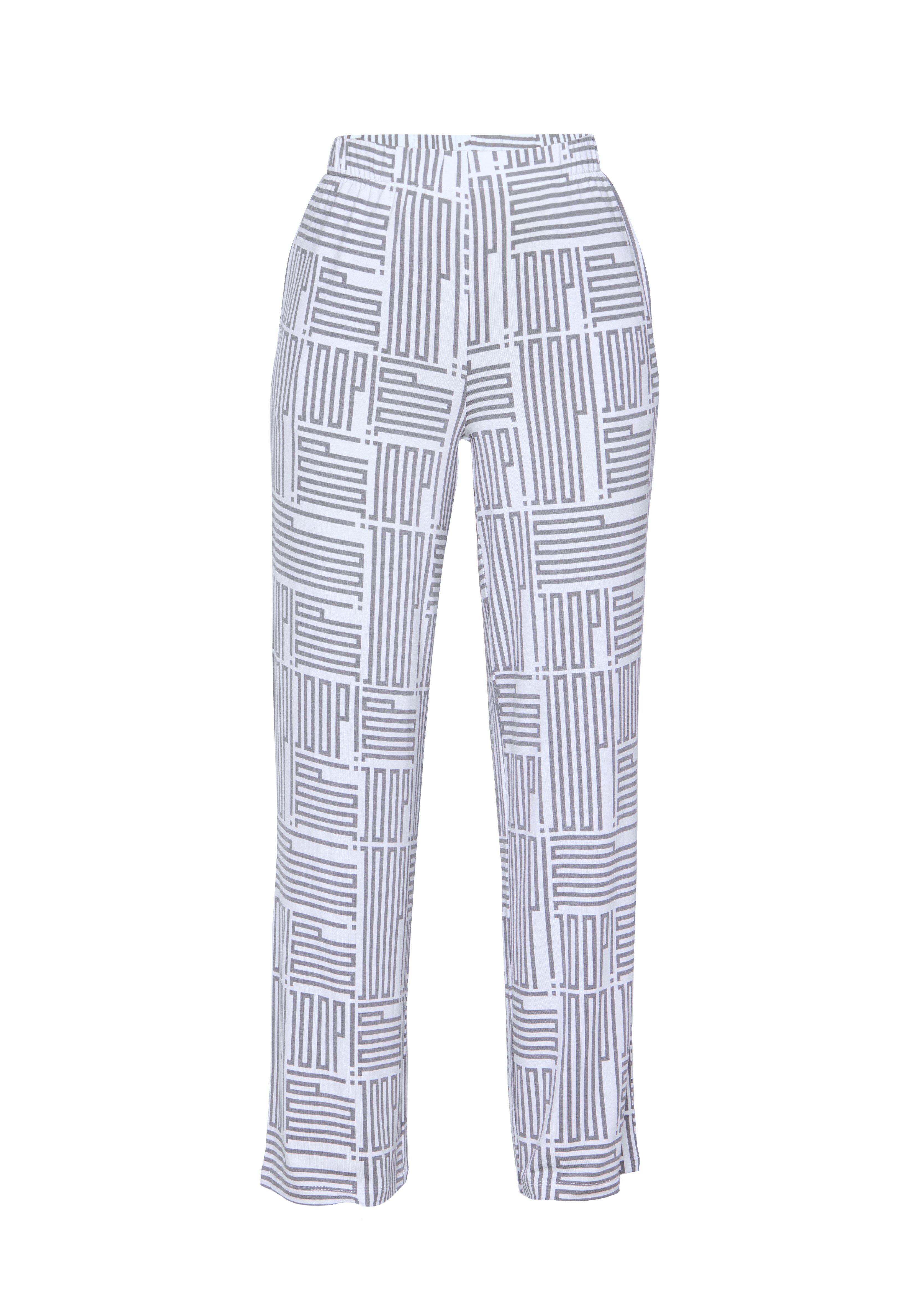 JOOP! Loungehose mit allover Wording, bequem und weich, seitliche Taschen günstig online kaufen