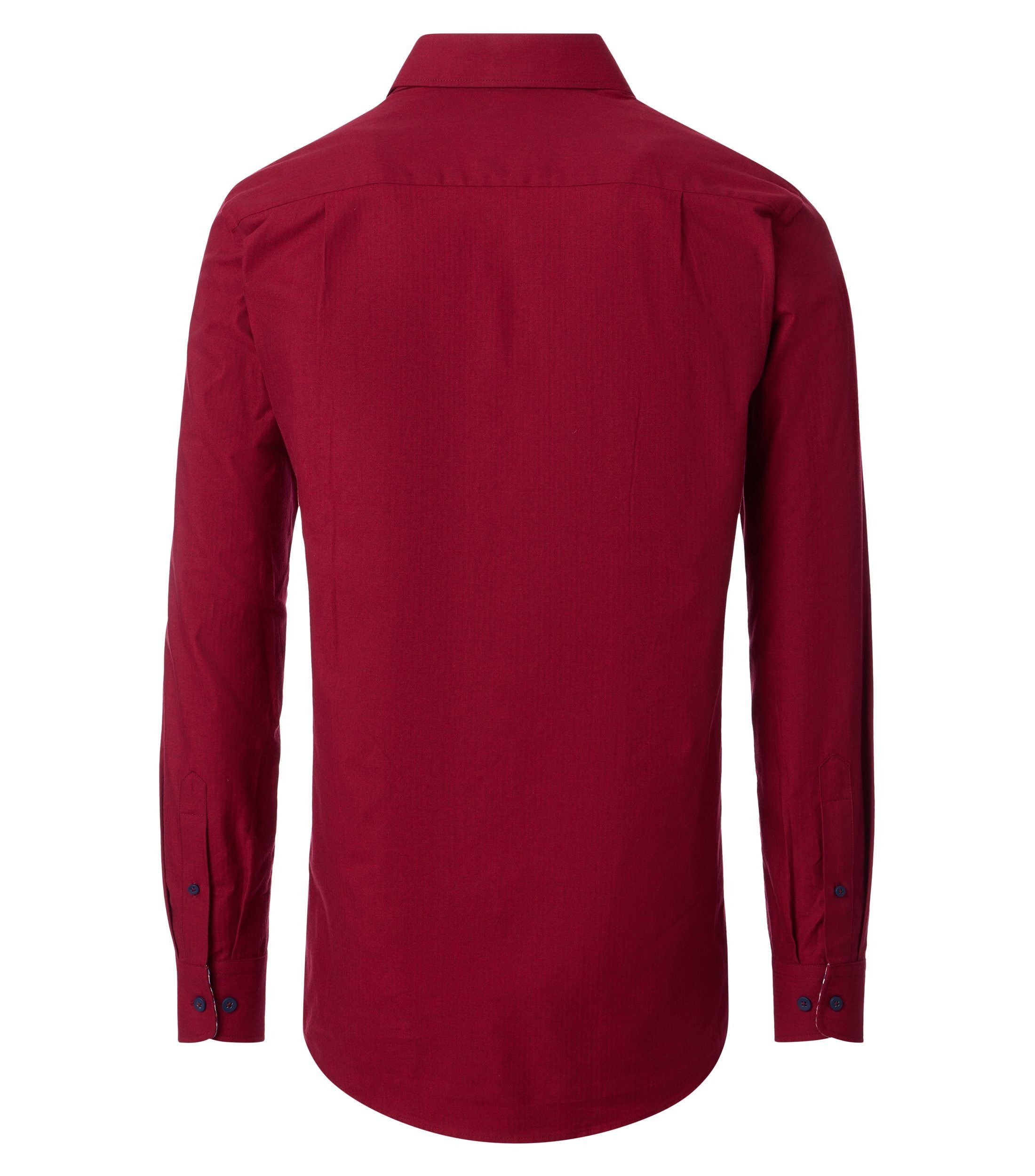 Redmond Langarmhemd uni Comfort Fit günstig online kaufen