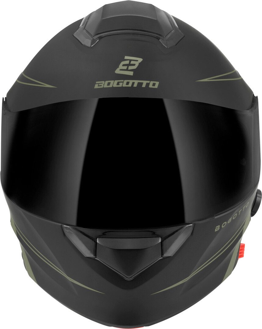 Bogotto Motorradhelm H271 BT Taog Bluetooth Klapphelm, Integriertes Kommunikationssystem,geeignet Für Brillenträger,hera – Bild 5 von 5