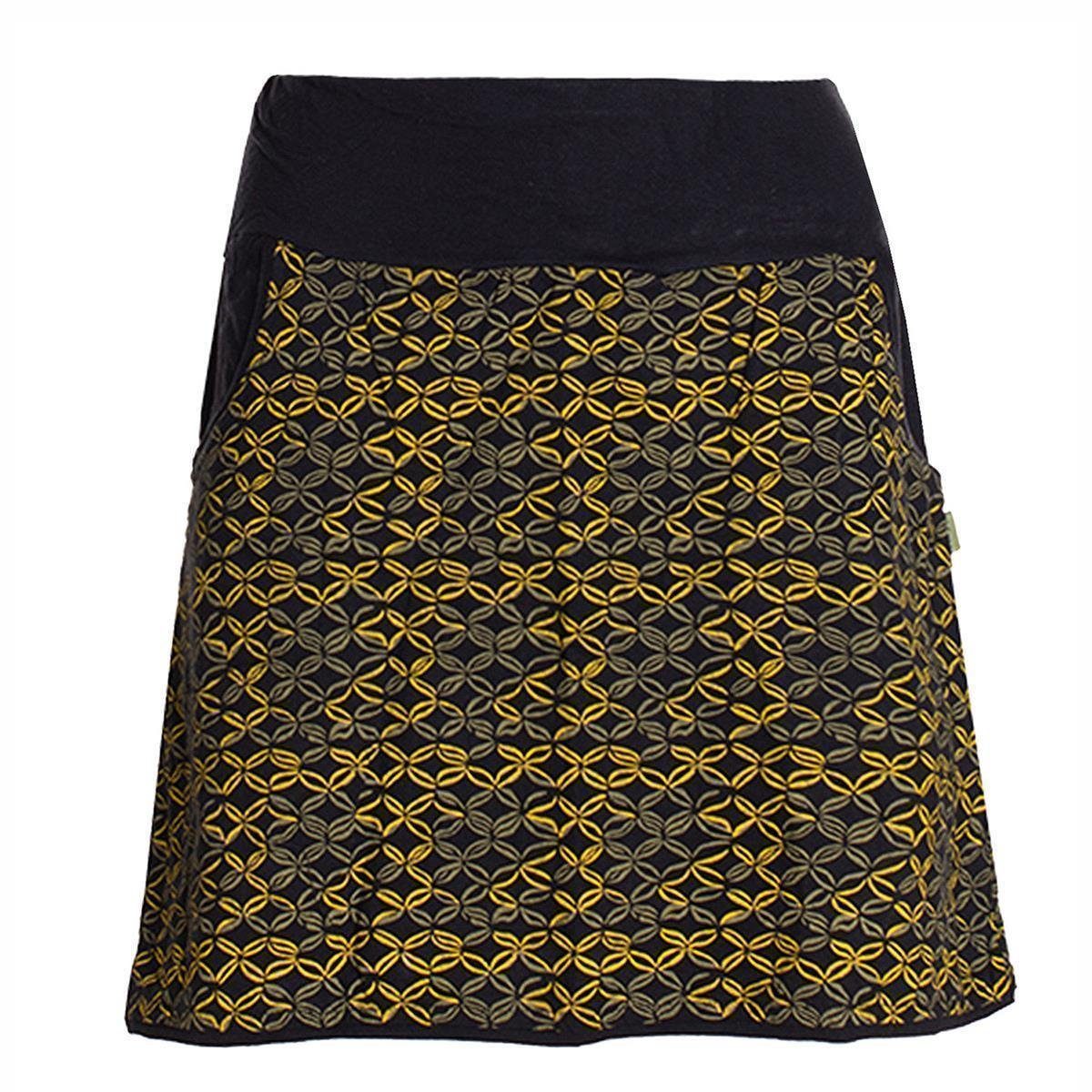 Vishes Jerseyrock Kurzer Damen Baumwoll-Rock mit günstig online kaufen