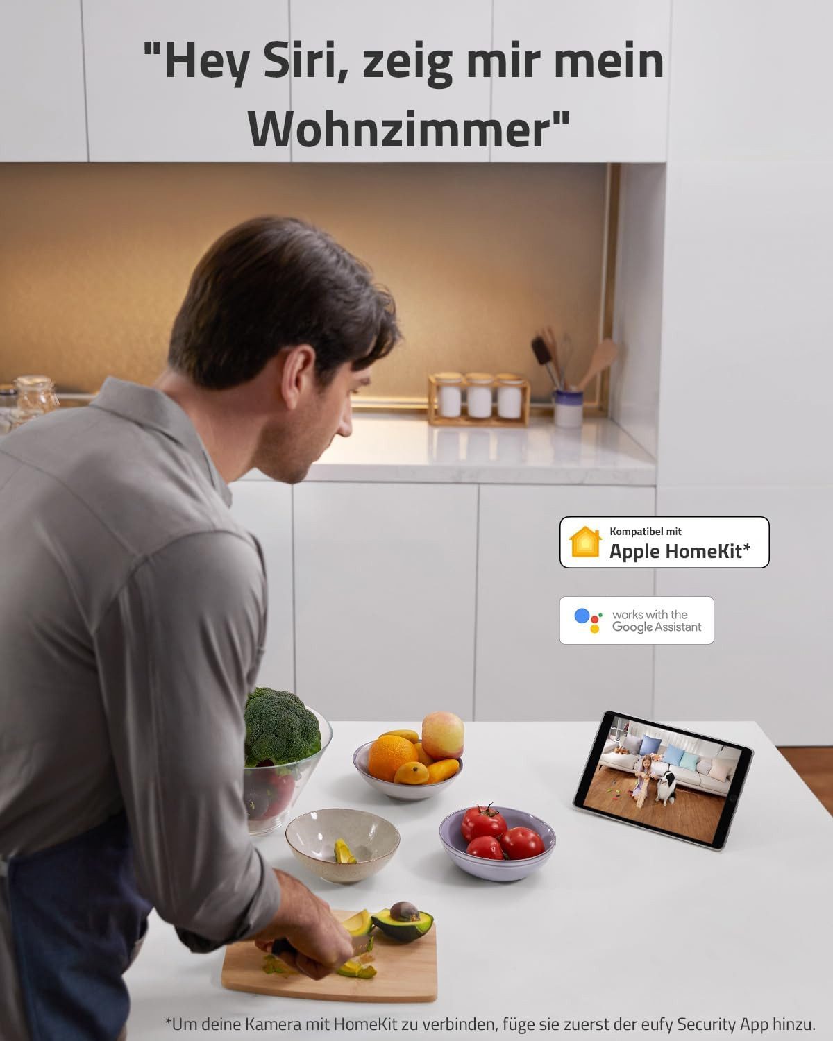 Anker eufy Überwachungskamera Solo Indoor eufyCam (Innenbereich, 1-tlg., HomeBase nicht kompatibel) – Bild 5 von 5