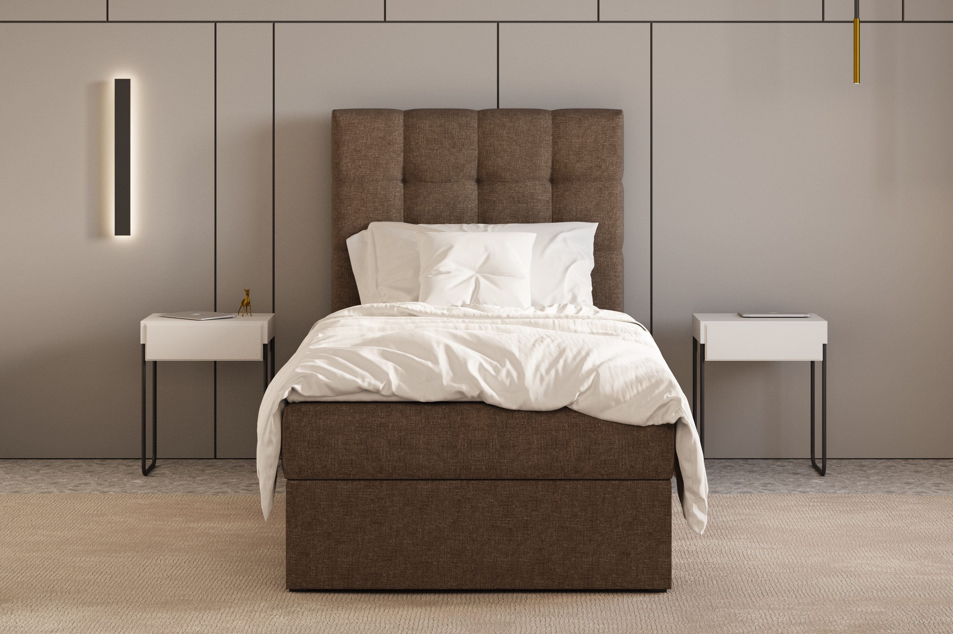 MOEBLO Boxspringbett Bett 05 (Polsterbett Kontinentalbett, günstig online kaufen