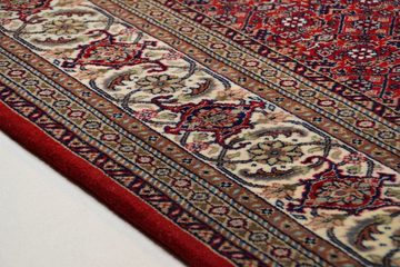 Orientteppich Sirsa Seta Bidjar, THEKO, rechteckig, Höhe: 12 mm, handgeknüpft, Material: 80%Wolle, 20% Seide, mit Fransen