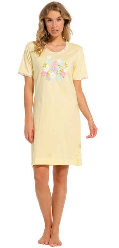 Pastunette Nachthemd Damen Schlafshirt (1-tlg) Baumwolle