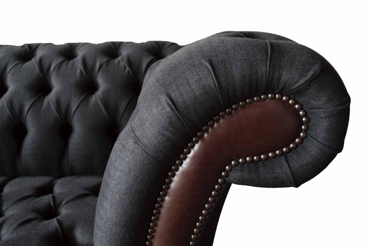 Dreisitzer Chesterfield Couch Wohnzimmer Sofas JVmoebel Chesterfield-Sofa, Design Sofa Klassisch