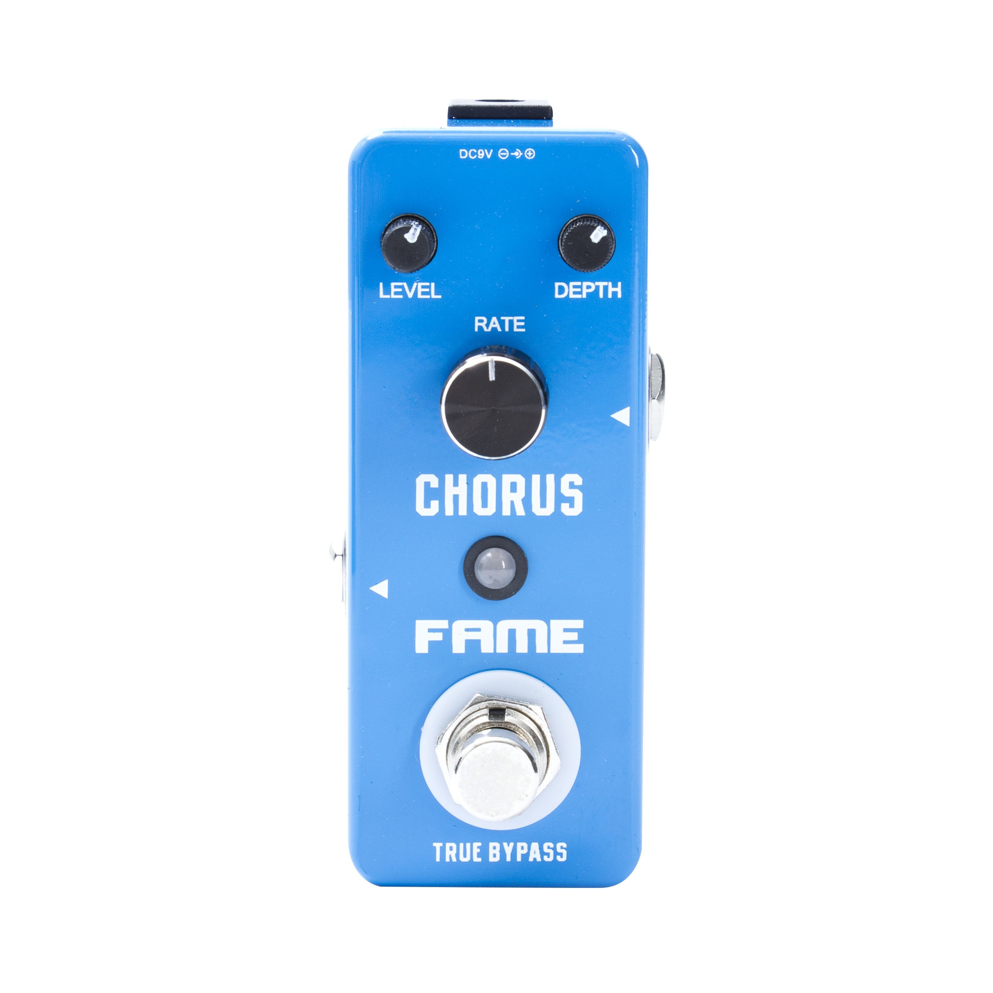 FAME Musikinstrumentenpedal, (LEF-304 Chorus Effektpedal für E-Gitarre im Kompaktformat, Effekte, Modulationseffekte), Effektpedal, Chorus, E-Gitarre