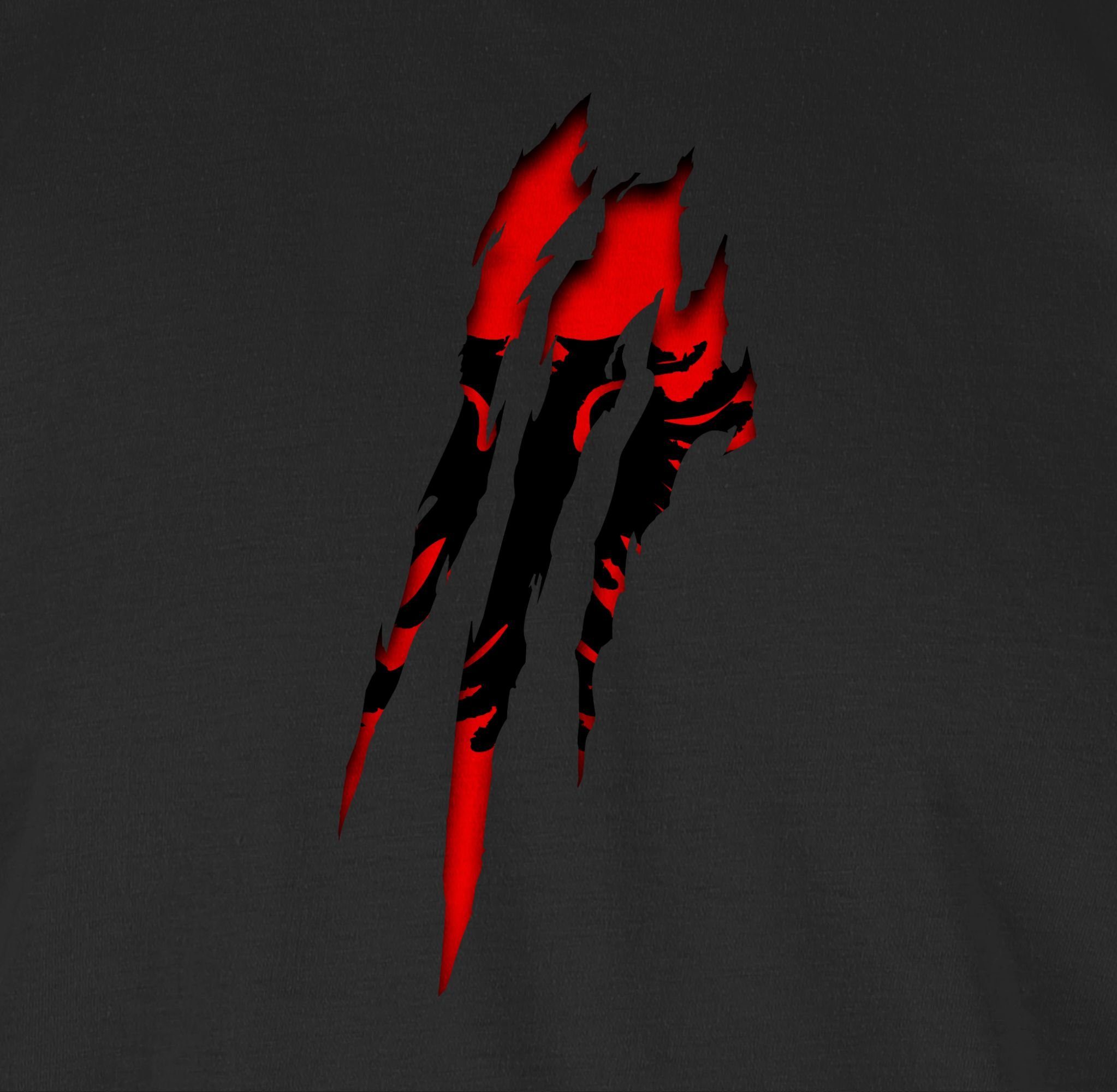 Shirtracer T-Shirt Albanien Krallenspuren Länder Wappen