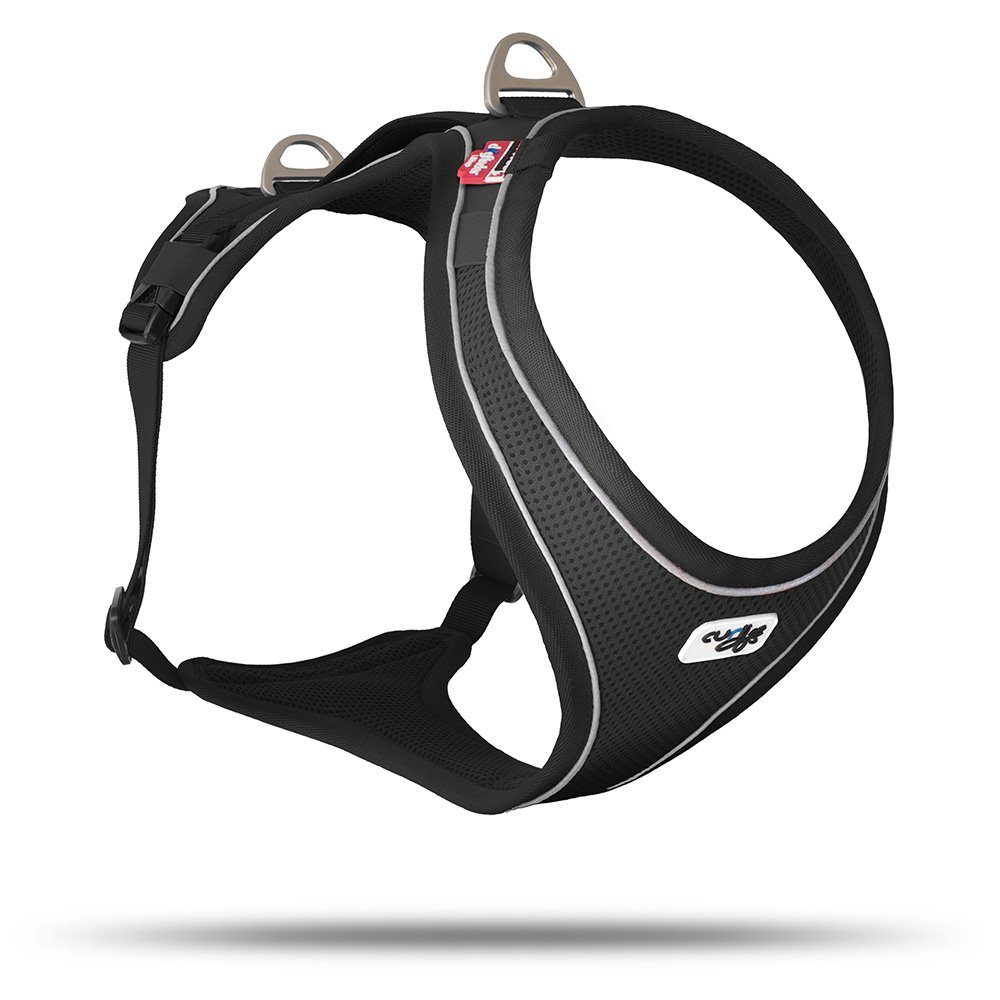 Curli Hunde-Geschirr Belka Comfort Geschirr schwarz günstig online kaufen
