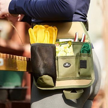 Atäsi Werkzeugtasche Werkzeuggürtel für Gartenwerkzeug Größenverstellbare Werkzeugtasche