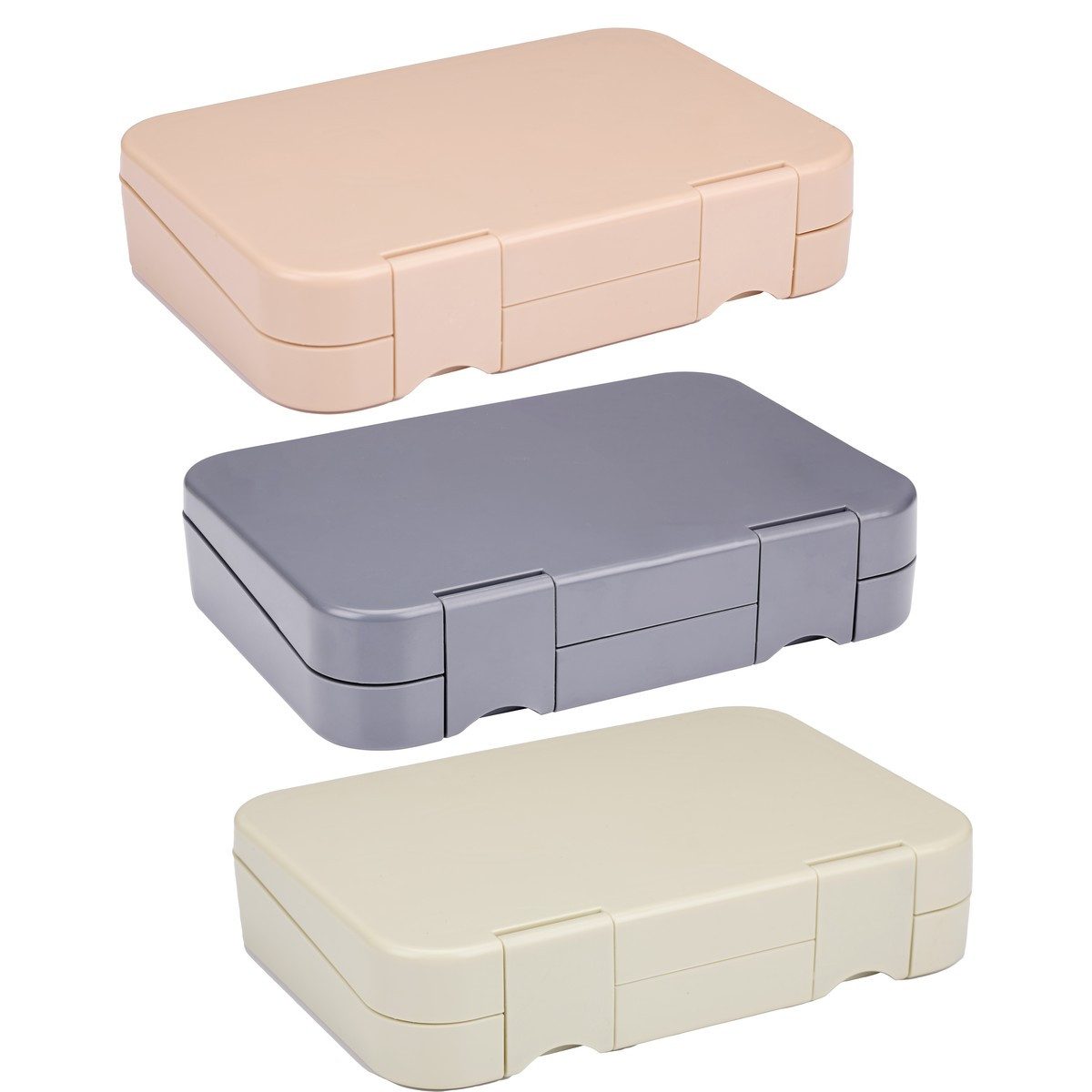 Alpina Lunchbox alpina Lunchbox 21x15 - Farbe, Kunststoff, (1x Lunchbox mit Fächern) – Bild 2 von 5