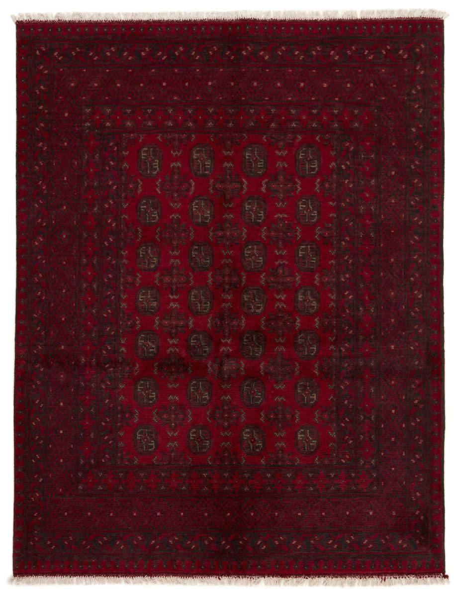 Orientteppich Afghan Akhche 149x193 Handgeknüpfter Orientteppich, Nain Trading, rechteckig, Höhe: 6 mm