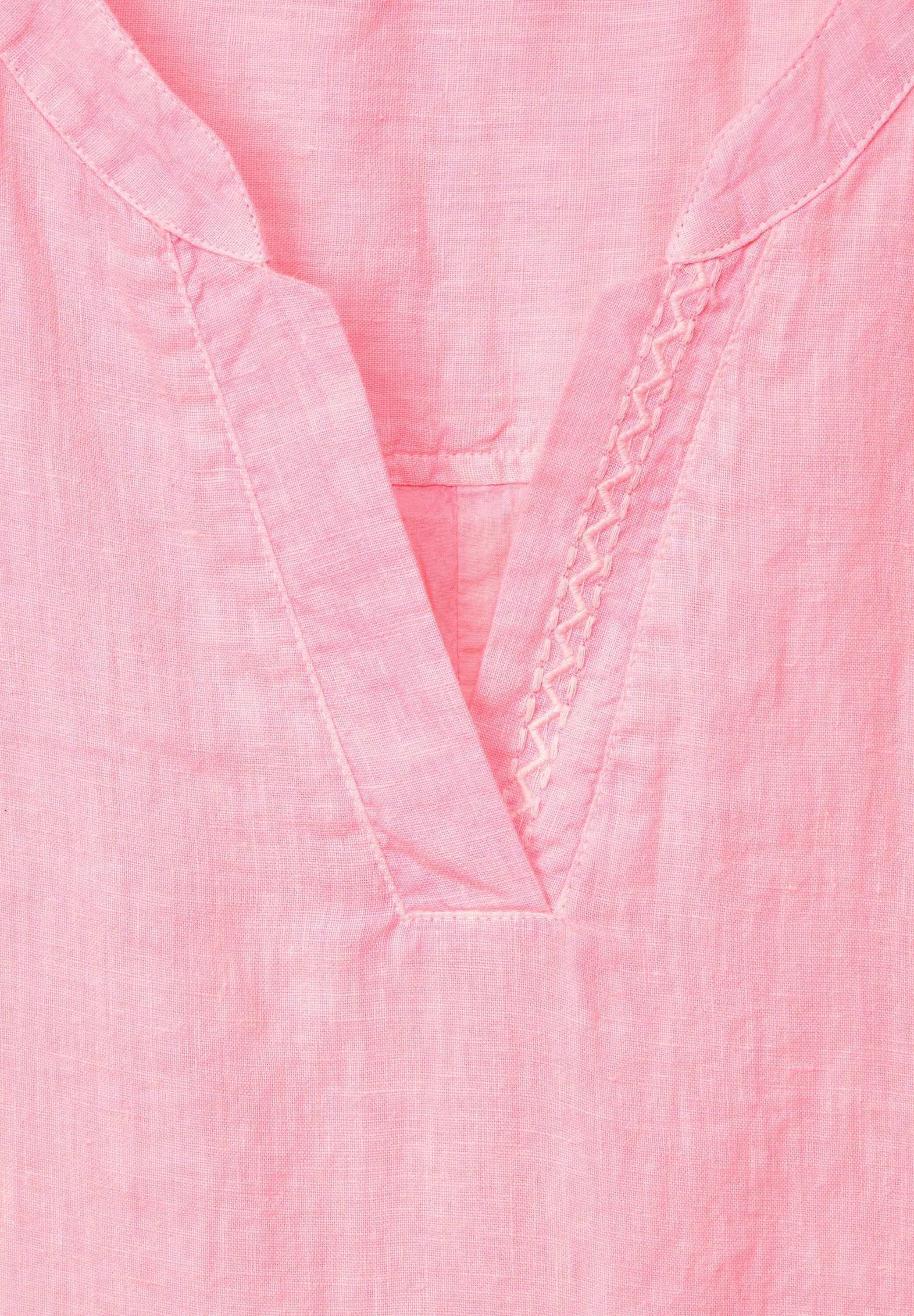 Cecil Strandkleid Leinen Kleid soft neon pink