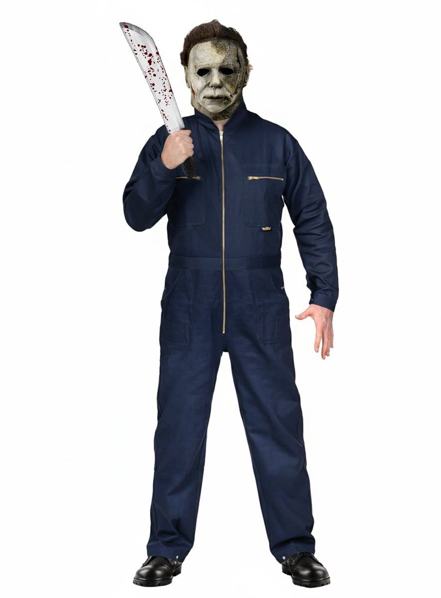 Metamorph Kostüm Halloween Michael Myers Kostüm mit original Maske, Lizenzierter Michael Myers Maske mit hochwertigem Halloween-Kostüm, K