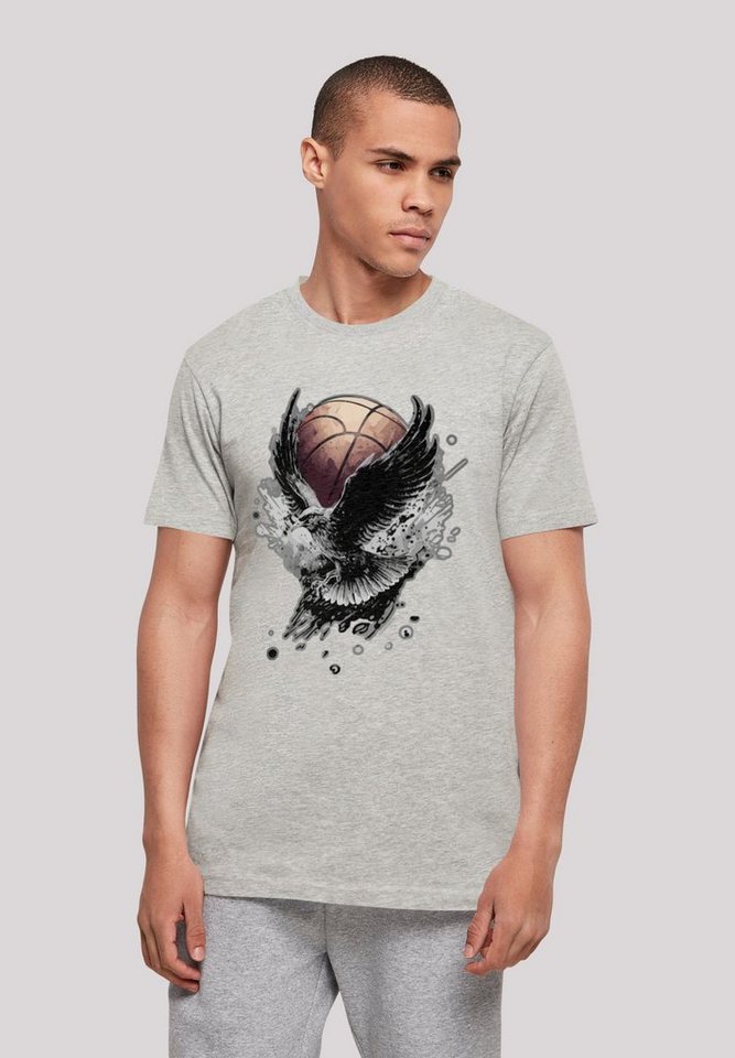 F4NT4STIC T-Shirt Basketball Adler Print, Sehr weicher Baumwollstoff mit  hohem Tragekomfort