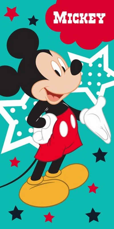 AY!Max Handtücher Mickey Mouse Duschtuch Strandtuch Badetuch 70 x 140 cm