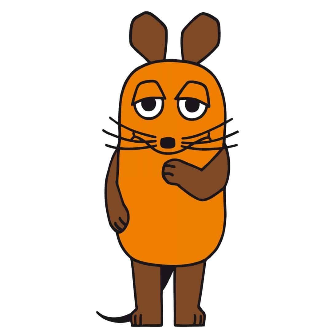 Die Maus Wandtattoo Kinderzimmer Wandbild glückliche günstig online kaufen