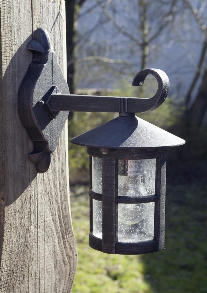 Brilliant Außen-Wandleuchte JORDY, ohne Leuchtmittel, 29cm Höhe, E27 max. 60W, LED geeignet, aus rostfreiem Edelstahl