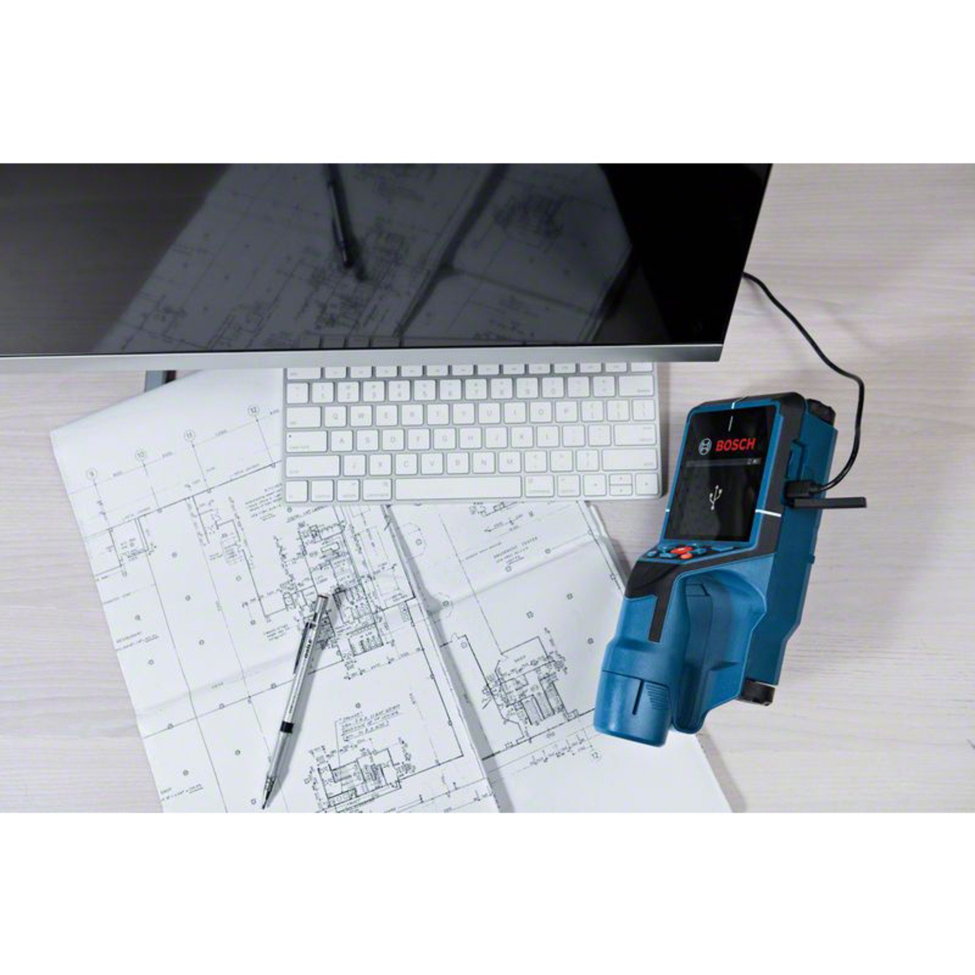 Bosch Professional Akku-Multifunktionswerkzeug Bosch Professional PRO Akku-Wallscanner D-tect 200, ohne Akku und Ladegerät