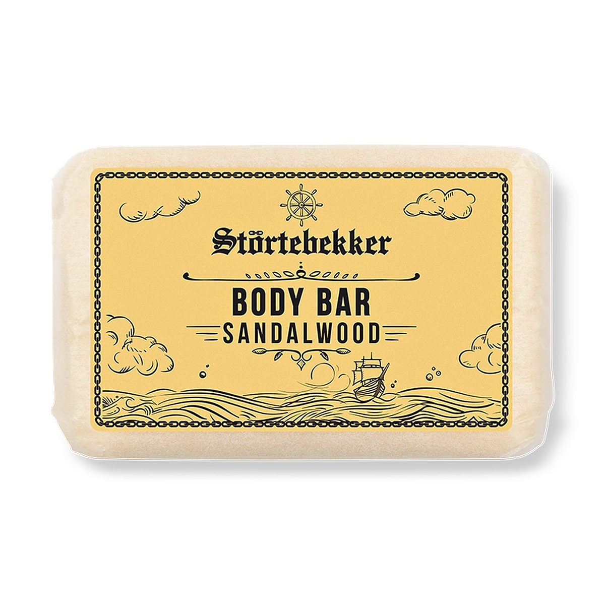 Störtebekker Feste Duschseife Duschset Body - 3x Body Bar mit Sheabutter, Soap Bag & Seifendose