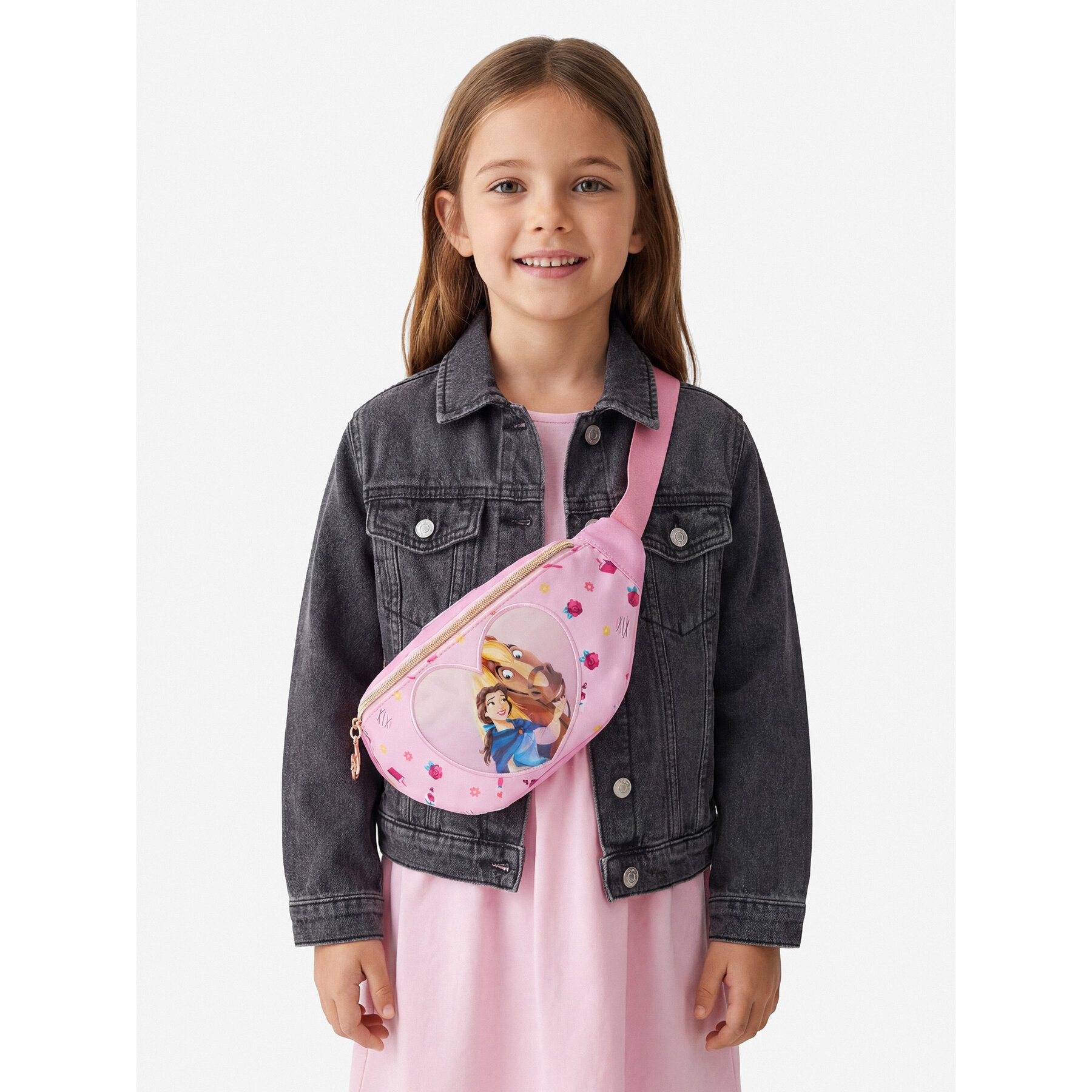 PRINCESS Handtasche Prinzessinnen-Handtasche Mädchen Rosa