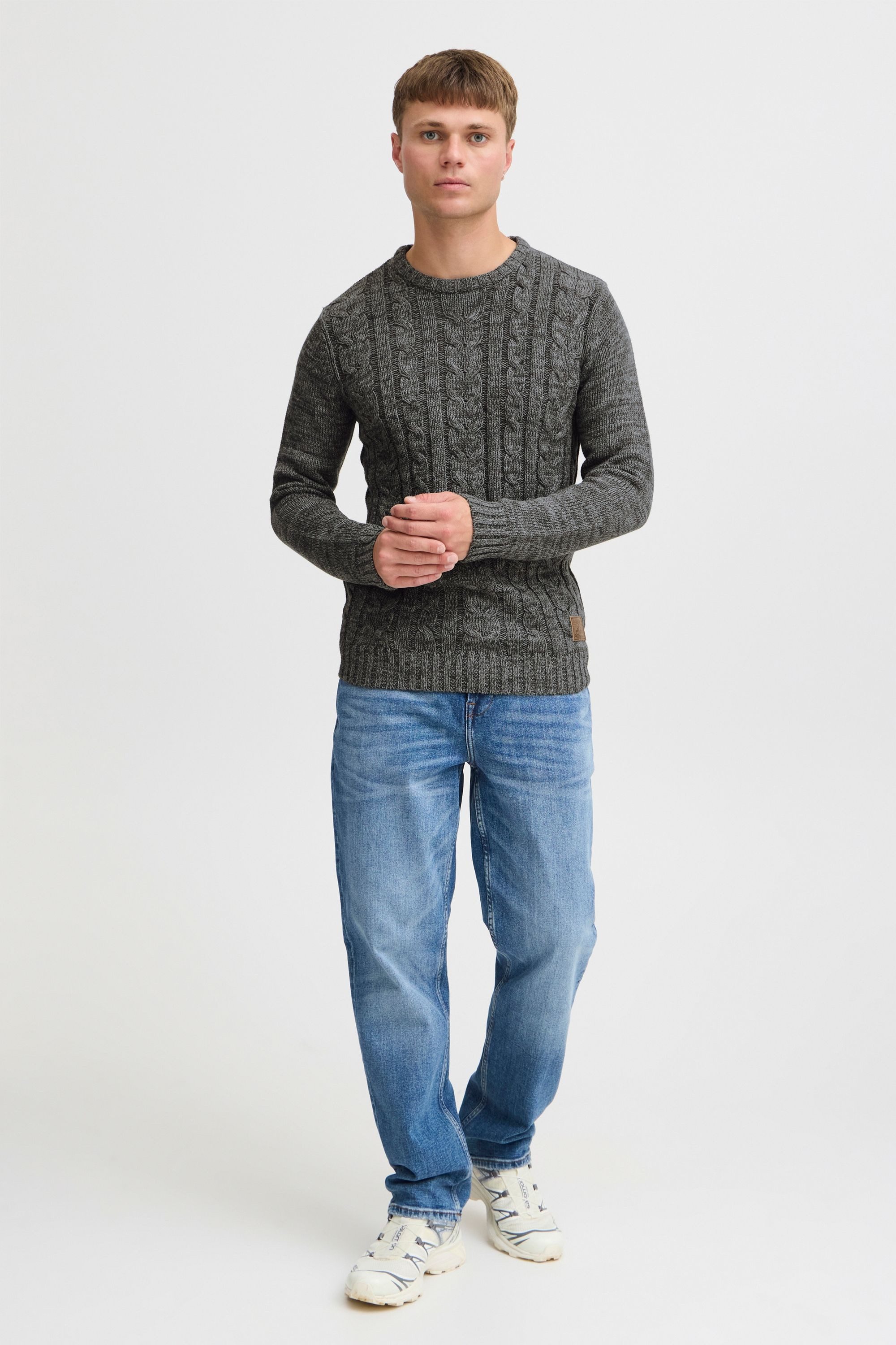 !Solid Strickpullover SDPhilemon Strickpulli mit Zopfstrickmuster