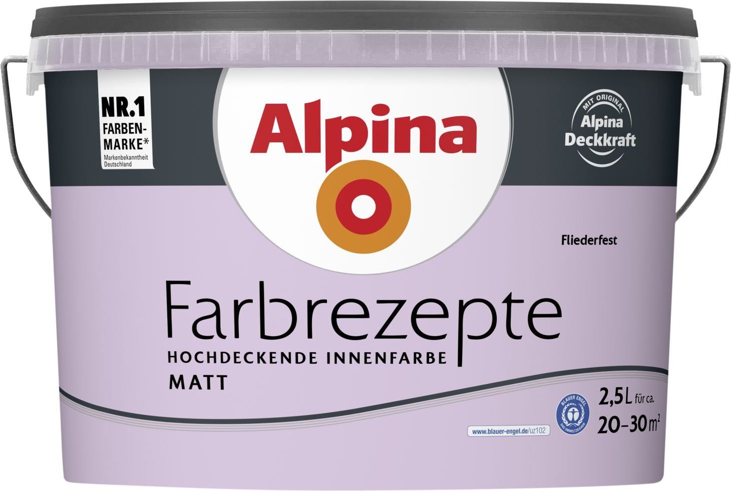 Thumbnail - Alpina Wandfarbe Alpina Farbrezepte Fliederfest matt 2,5 L