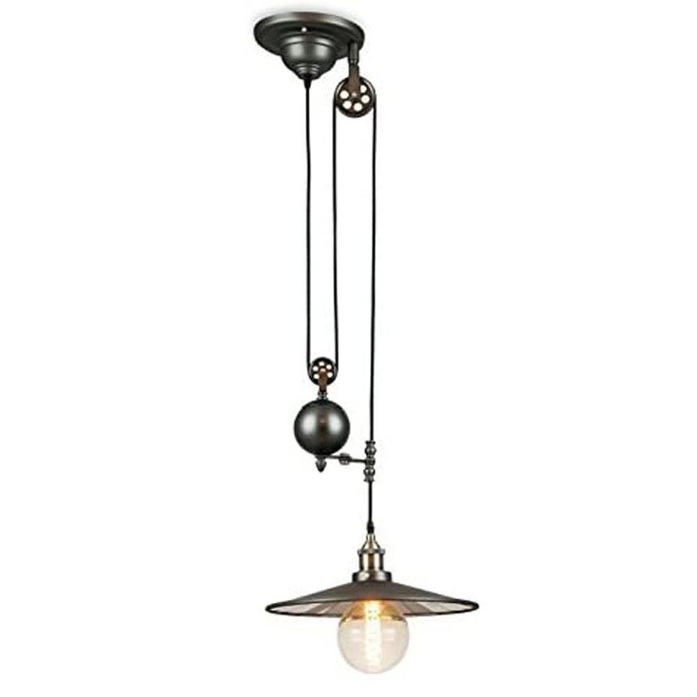 ECO-LIGHT Pendelleuchte I-ARKITA-S1 Pendelleuchte E27 Metall 90x36 schwarz