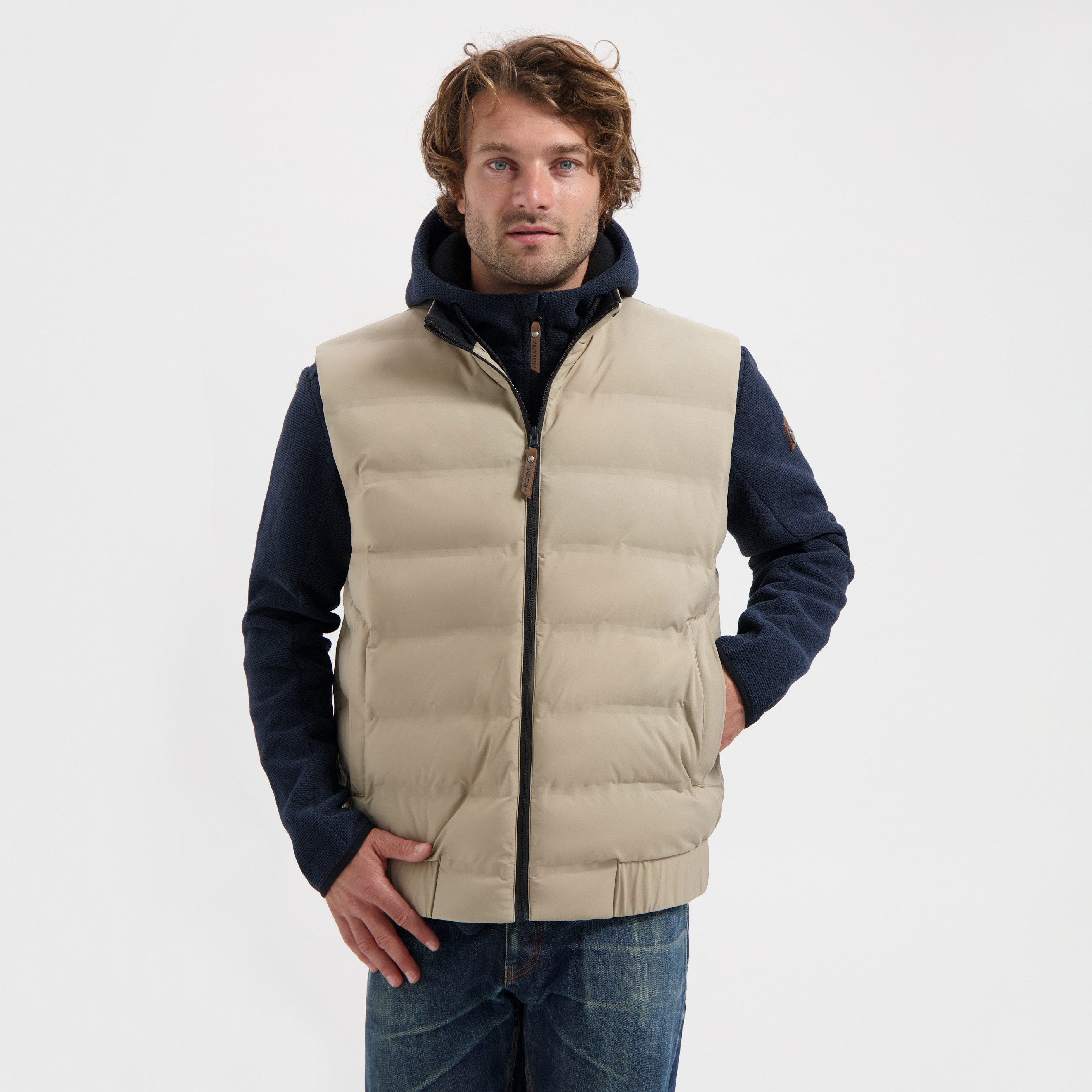 Travelin' Steppweste Travelin' Magnus Bodywarmer Men Taupe XL günstig online kaufen