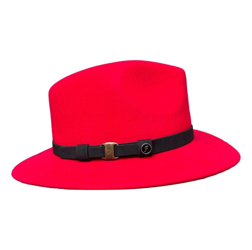 Fléchet Filzhut Fléchet Filzhut Fedora Rouge
