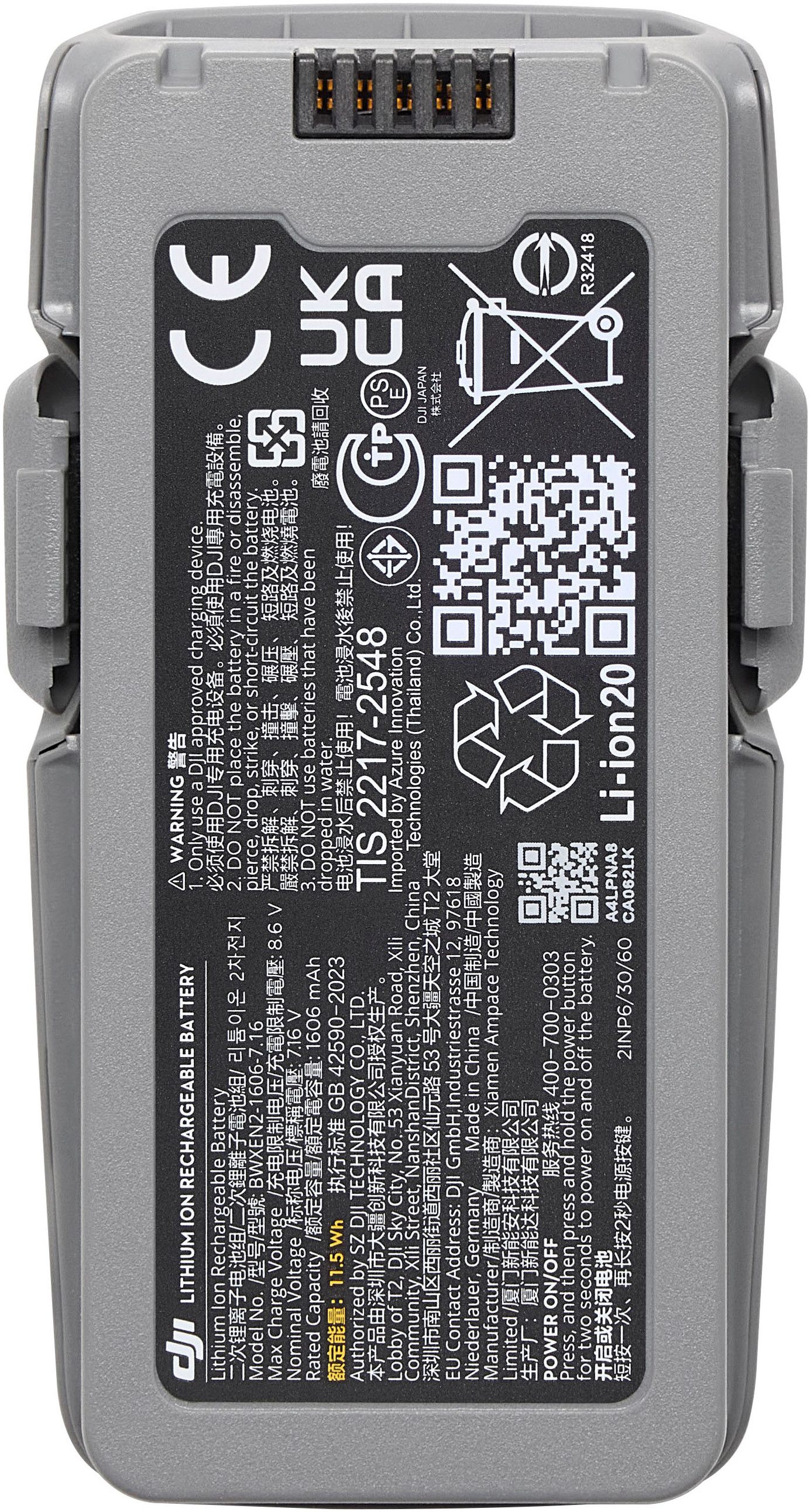 DJI Neo 2 Intelligent Flight Battery Drohnen-Akku 1606 mAh